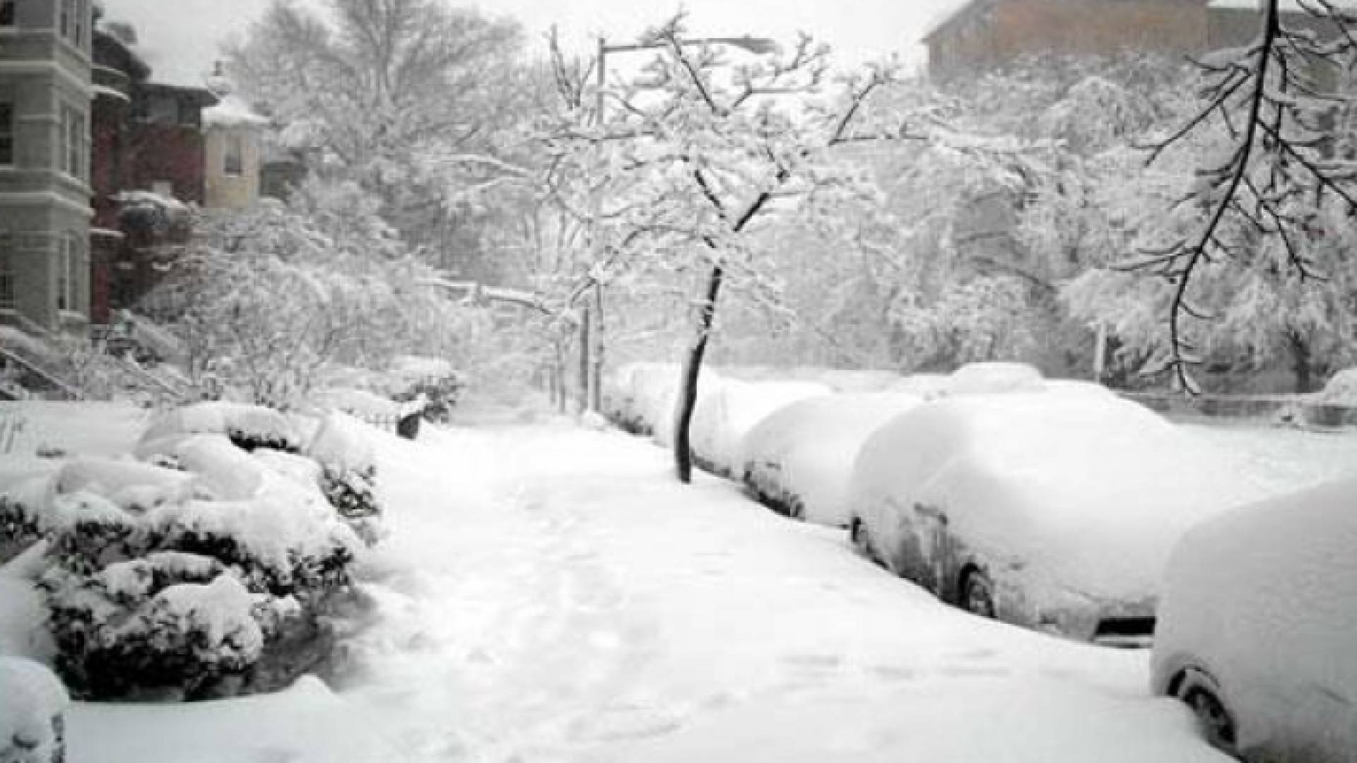 ثلوج في إحدى الولايات الأمريكية