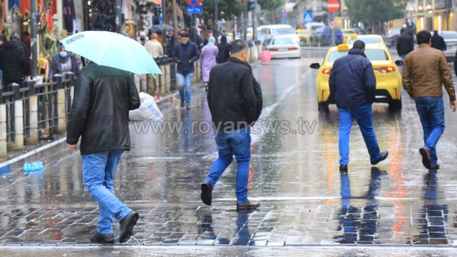 أجواء ماطرة وسط العاصمة عمان - أرشيفية