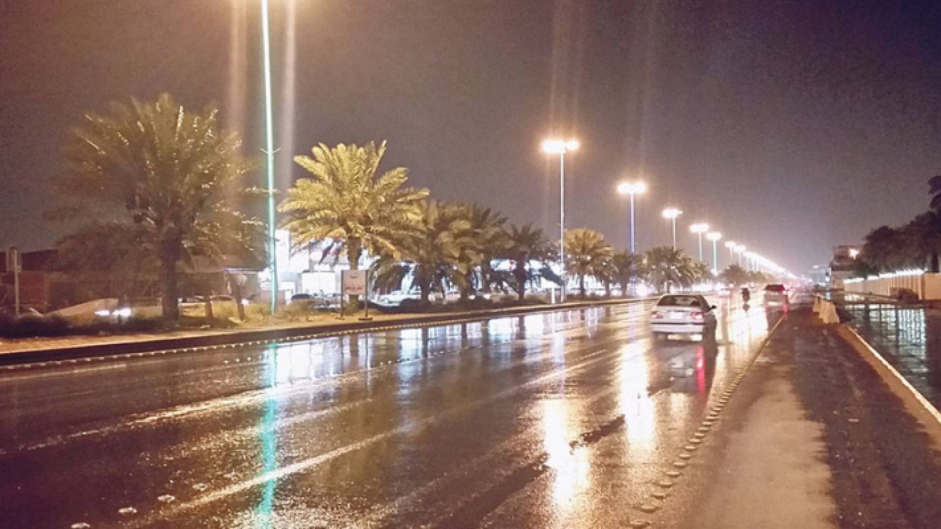 صورة أرشيفية لأمطار العقبة