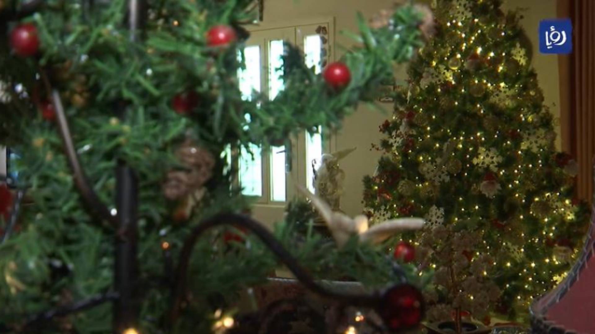 شجرة الميلاد في أحد المنازل الفحيصية