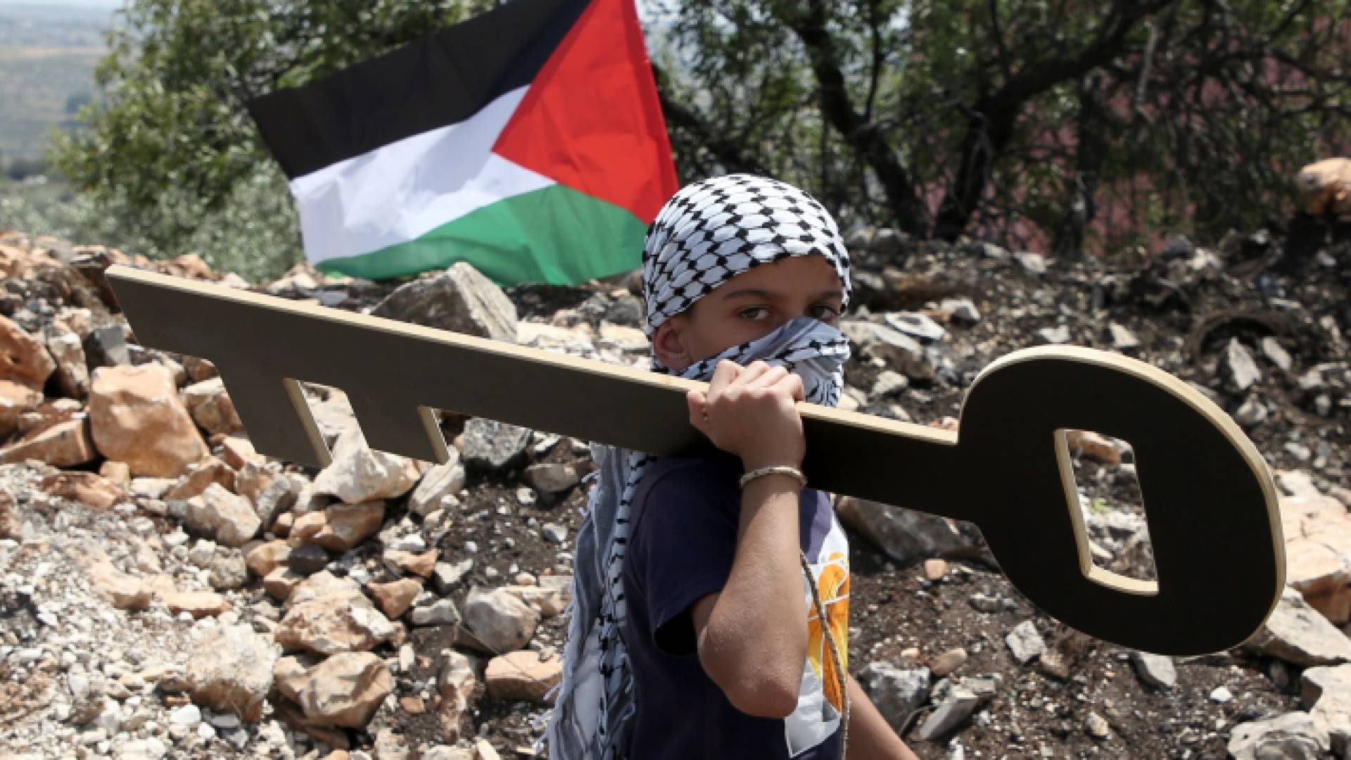 طفل فلسطيني