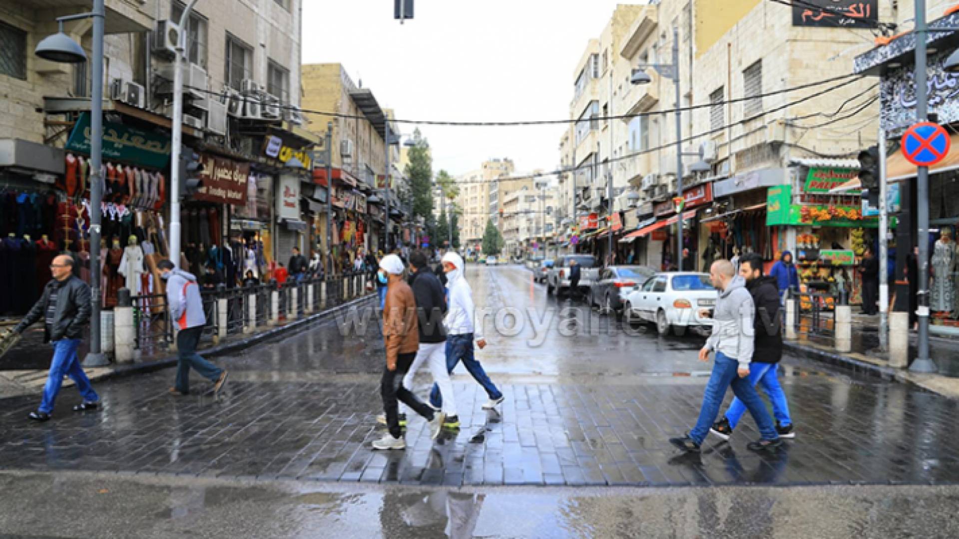 أمطار في العاصمة عمان - ارشيفية