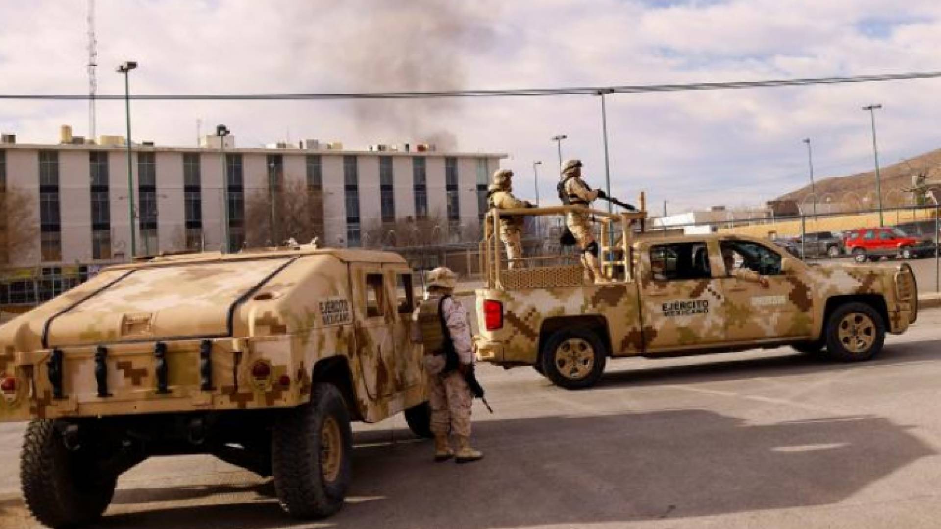 محيط السجن عقب الهجوم