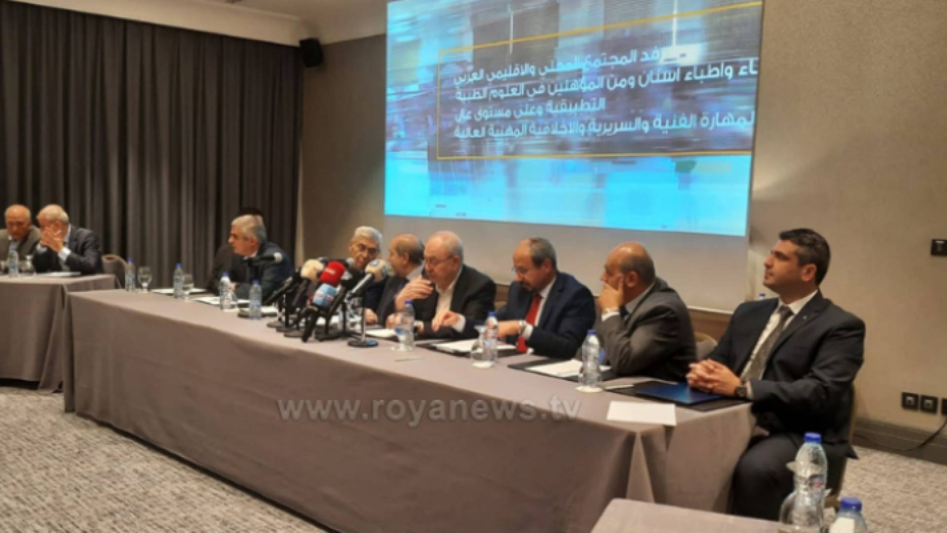 جانب من حفل إطلاق جامعة العقبة الخاصة