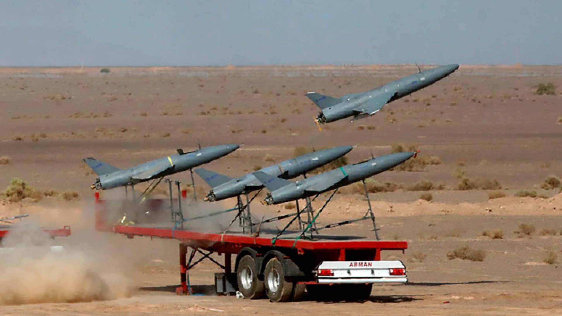 طائرات مسيرة إيرانية الصنع من طراز شاهد