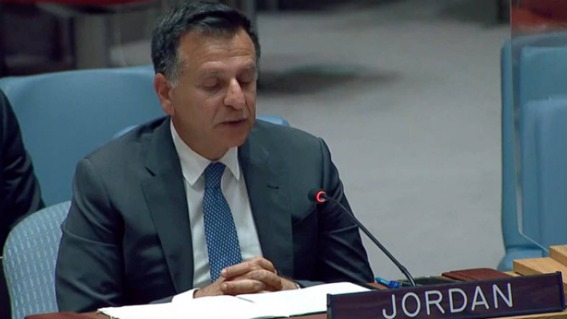 المندوب الدائم للمملكة لدى الأمم المتحدة السفير محمود الحمود