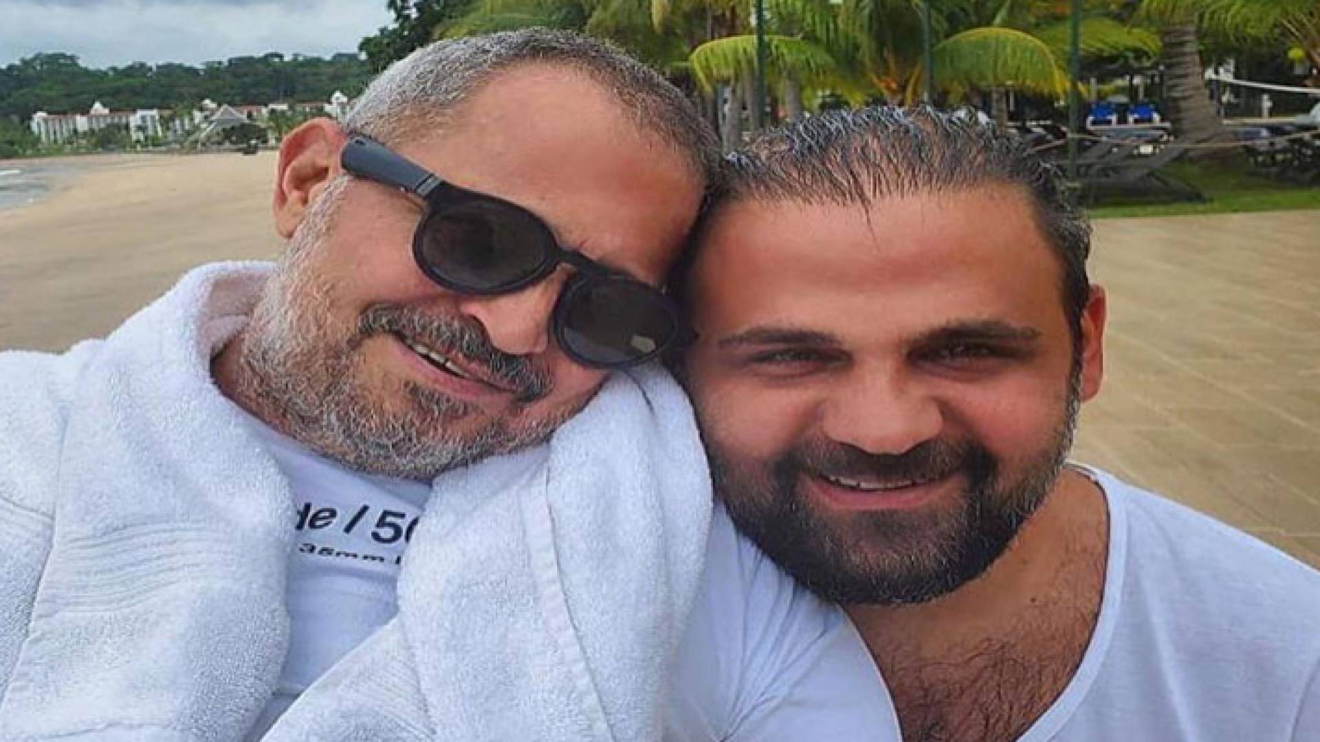 صورة أرشيفية لجورج وسوف ونجله