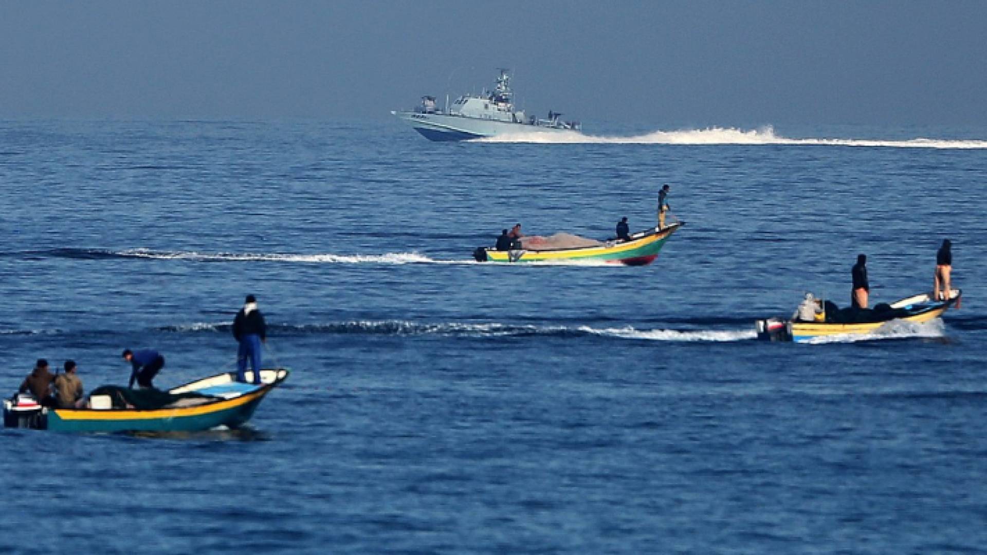 صيادون في بحر غزة