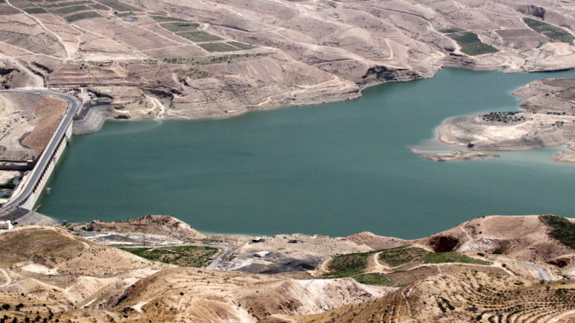 أحد السدود المائية في الأردن
