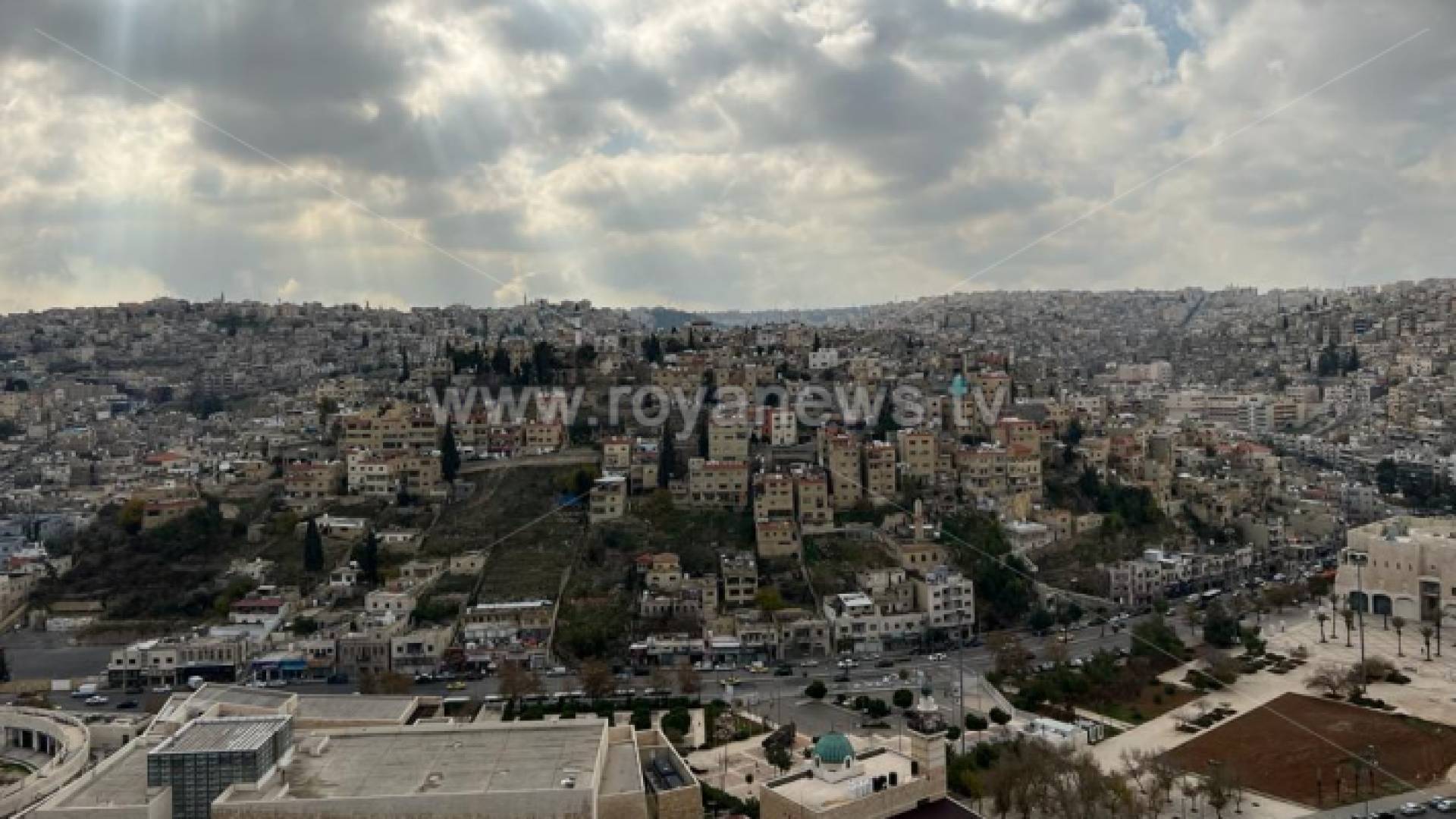 مشهد من العاصمة عمان