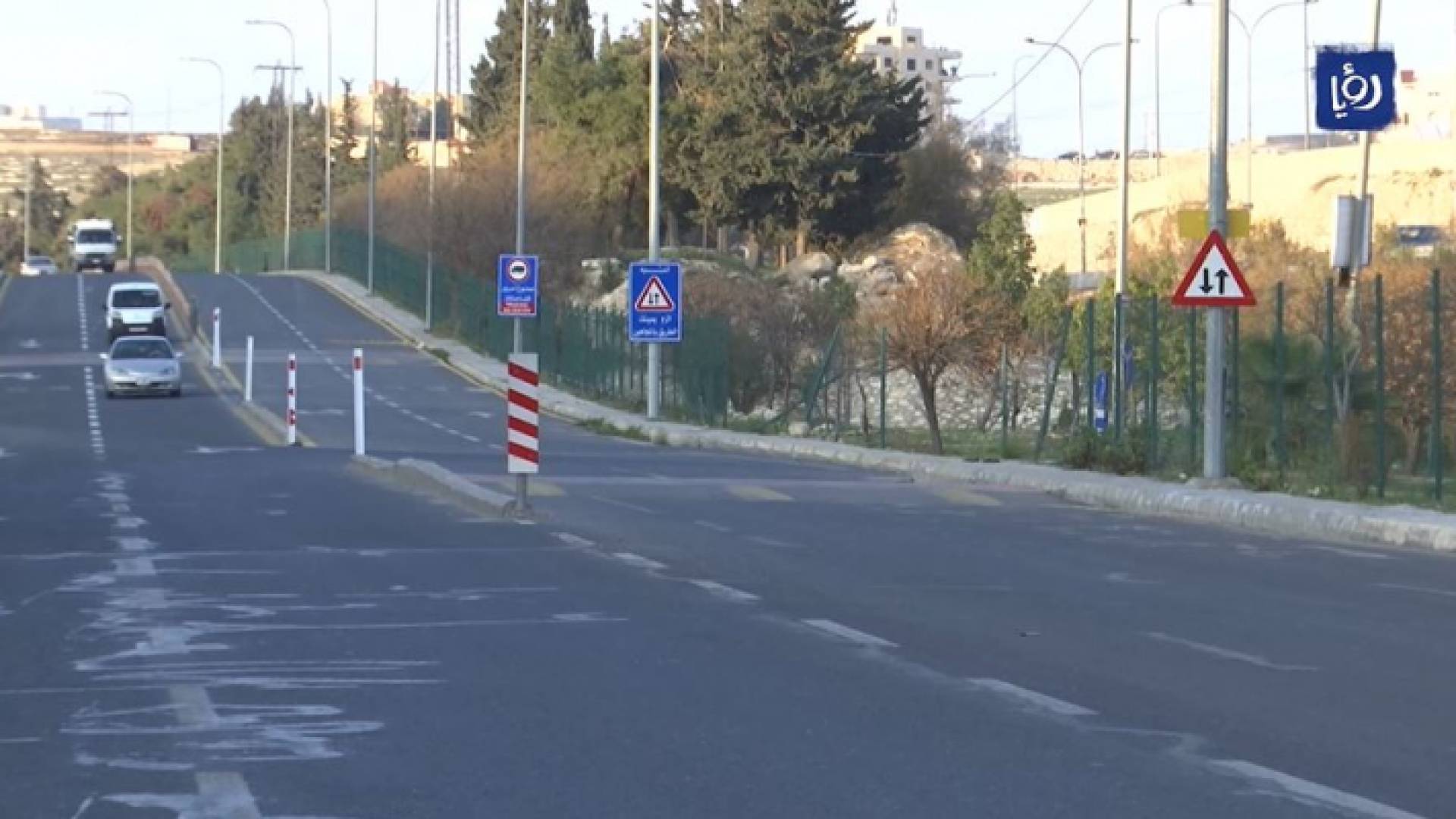 طريق الخدمات الموازي لشارع المطار