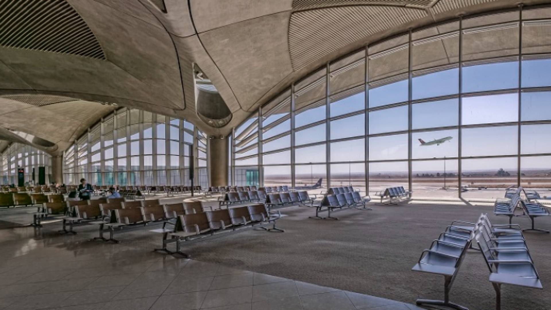 لقطة من داخل مطار الملكة علياء الدولي