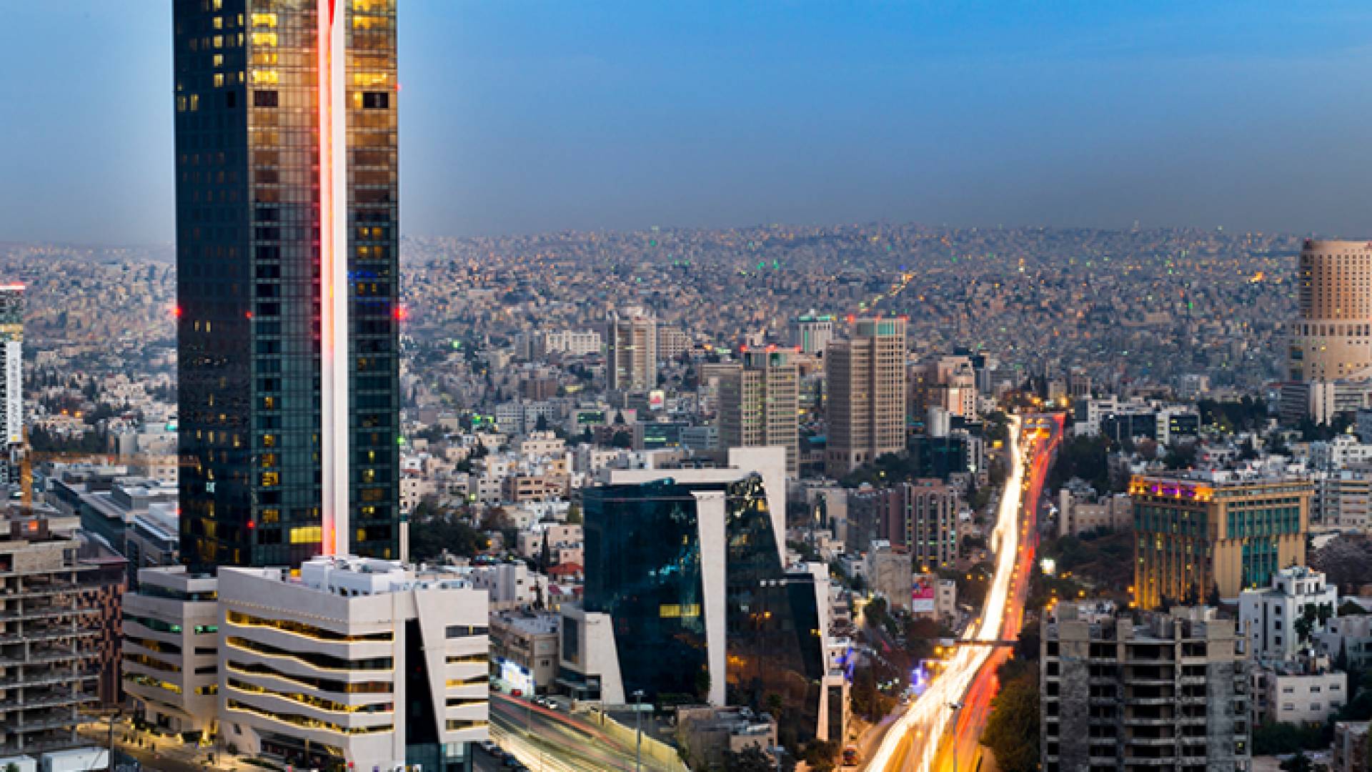 صورة عامة للعاصمة عمان