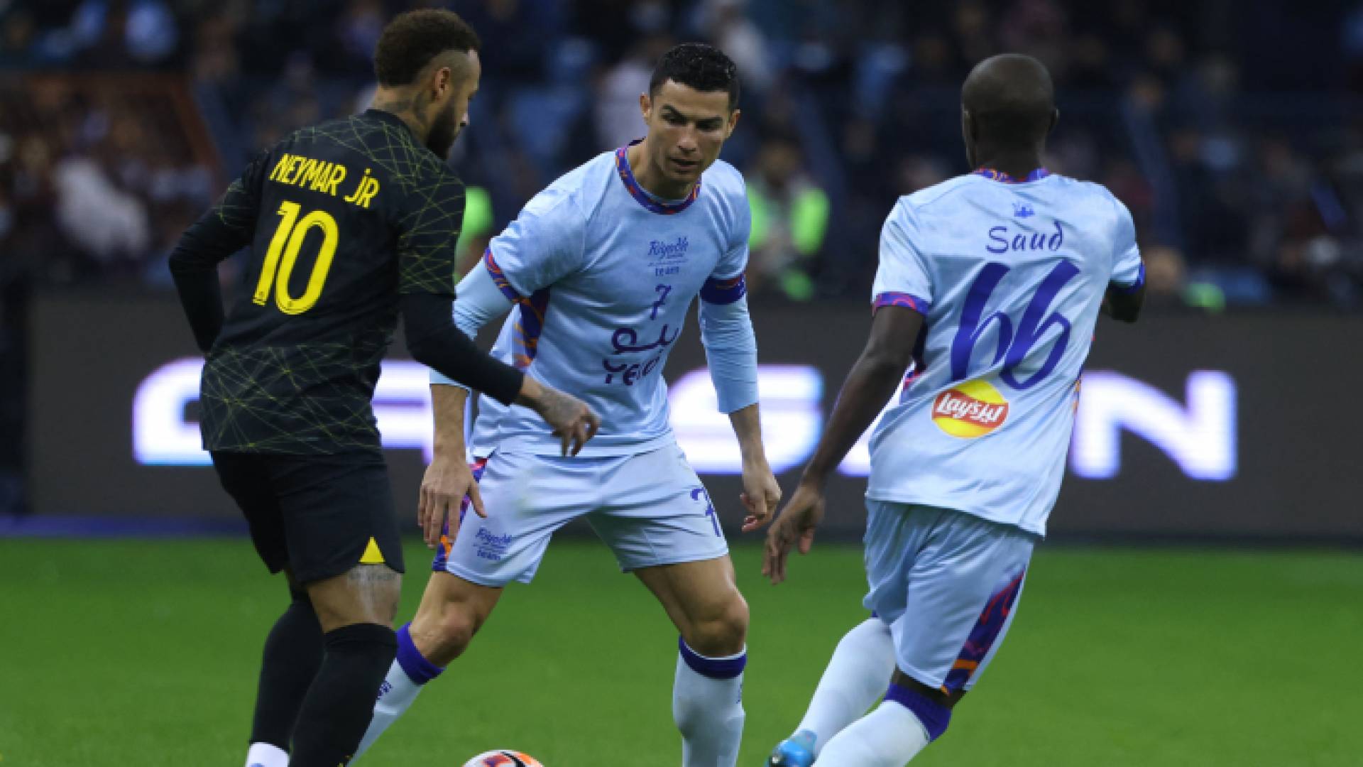 لقطة من المباراة