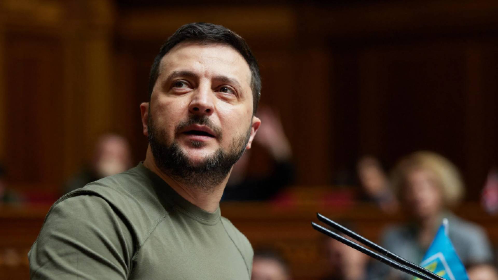 الرئيس الأوكراني فولوديمير زيلينسكي