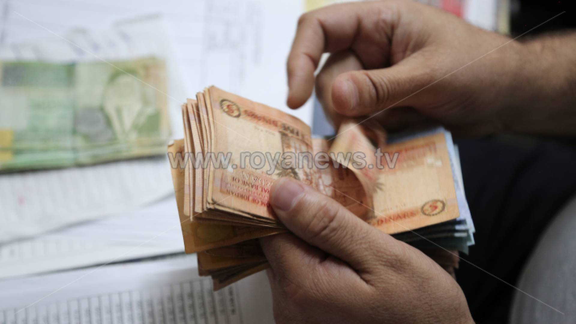 عملة ورقية أردنية