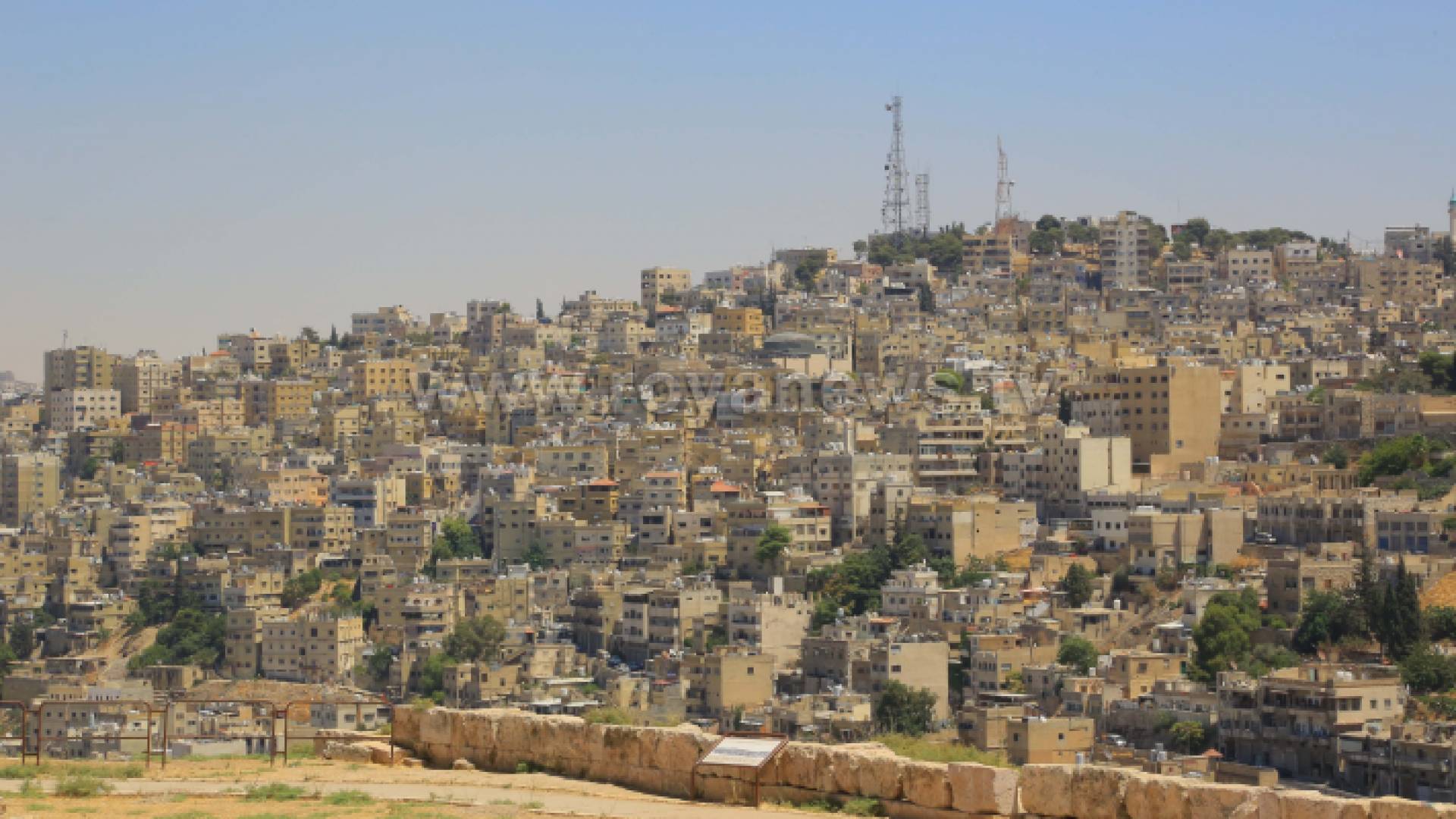 منظر عام للعاصمة عمان