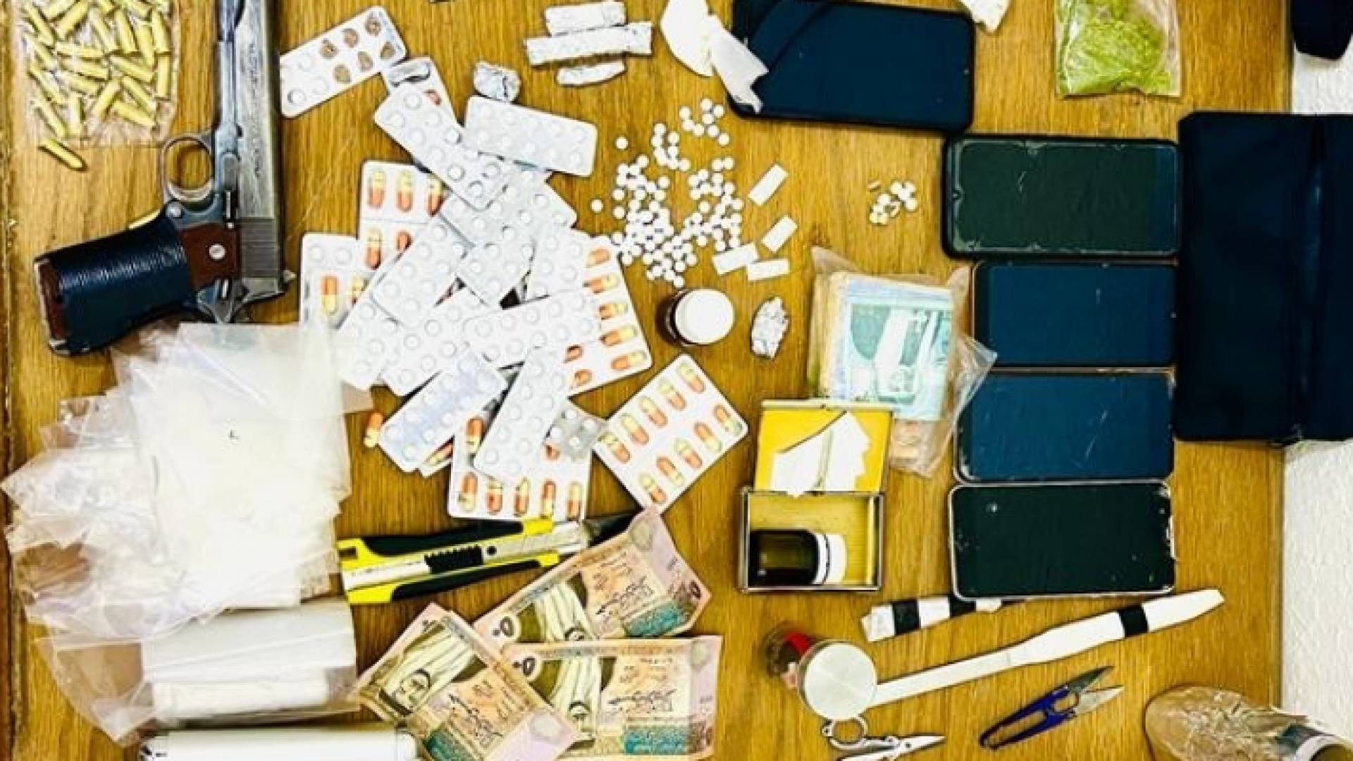 من المضبوطات