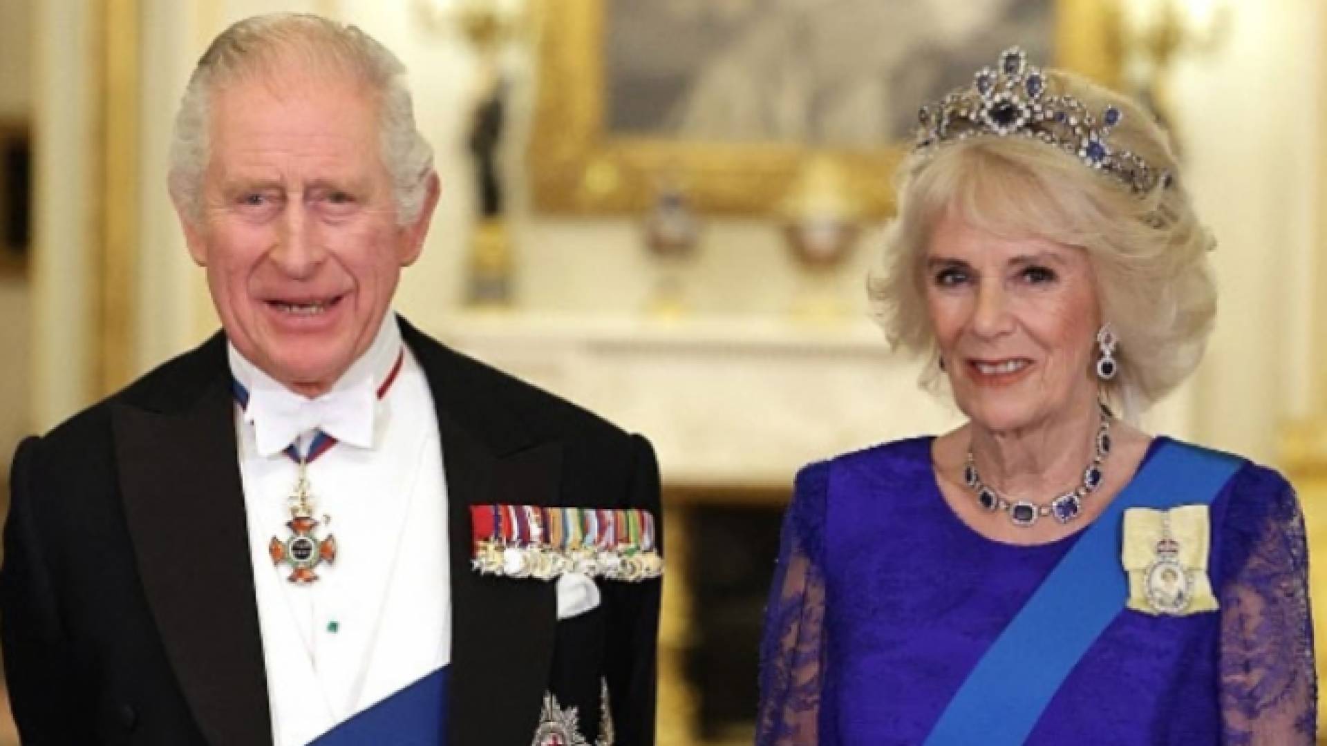 الملك تشارلز الثالث وقرينته
