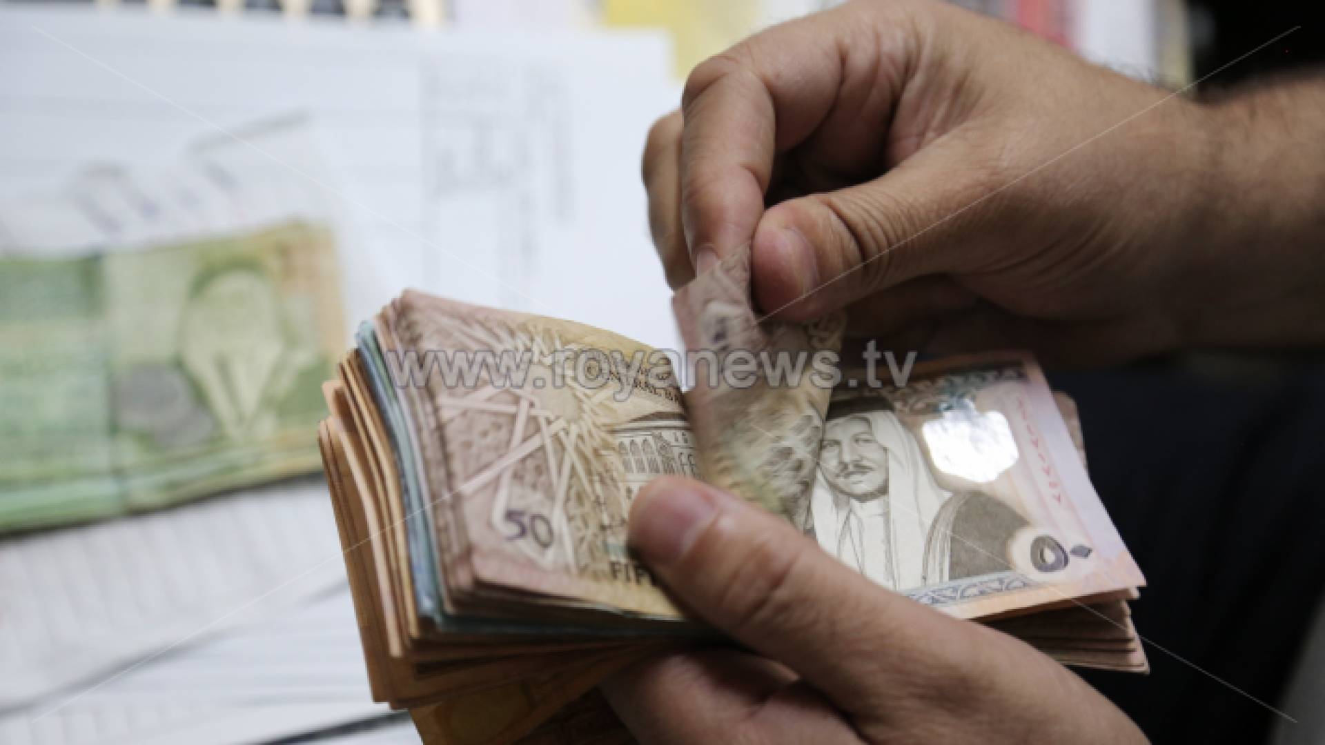 عملة ورقية أردنية