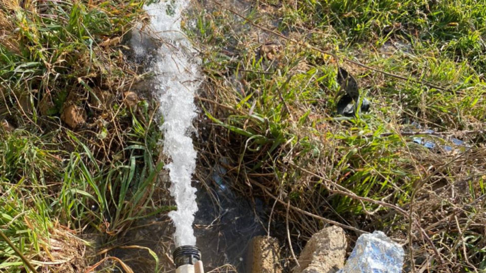 جانب من الاعتداءات التي ضبطت في أم الرصاص