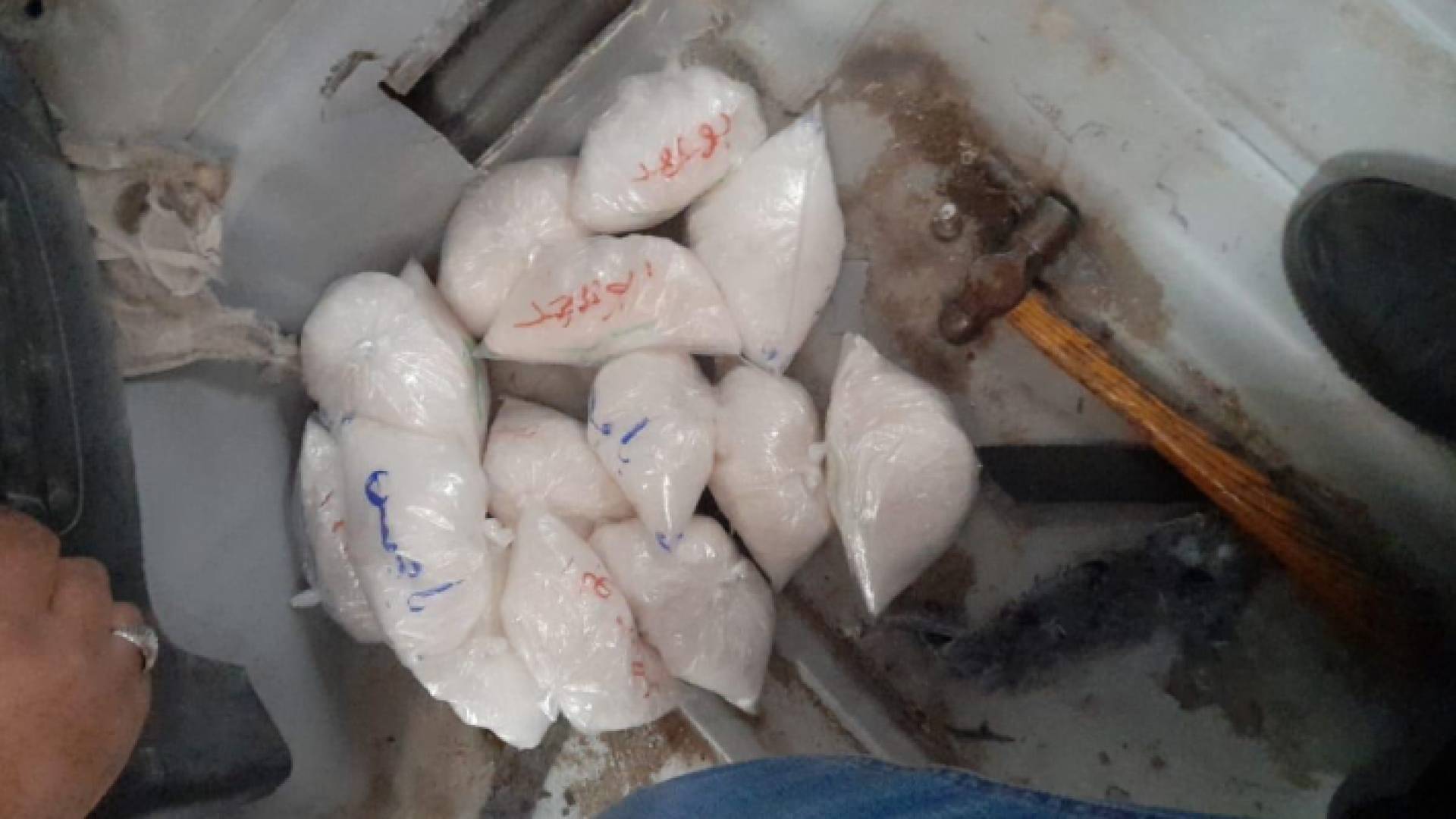 جانب من المضبوطات