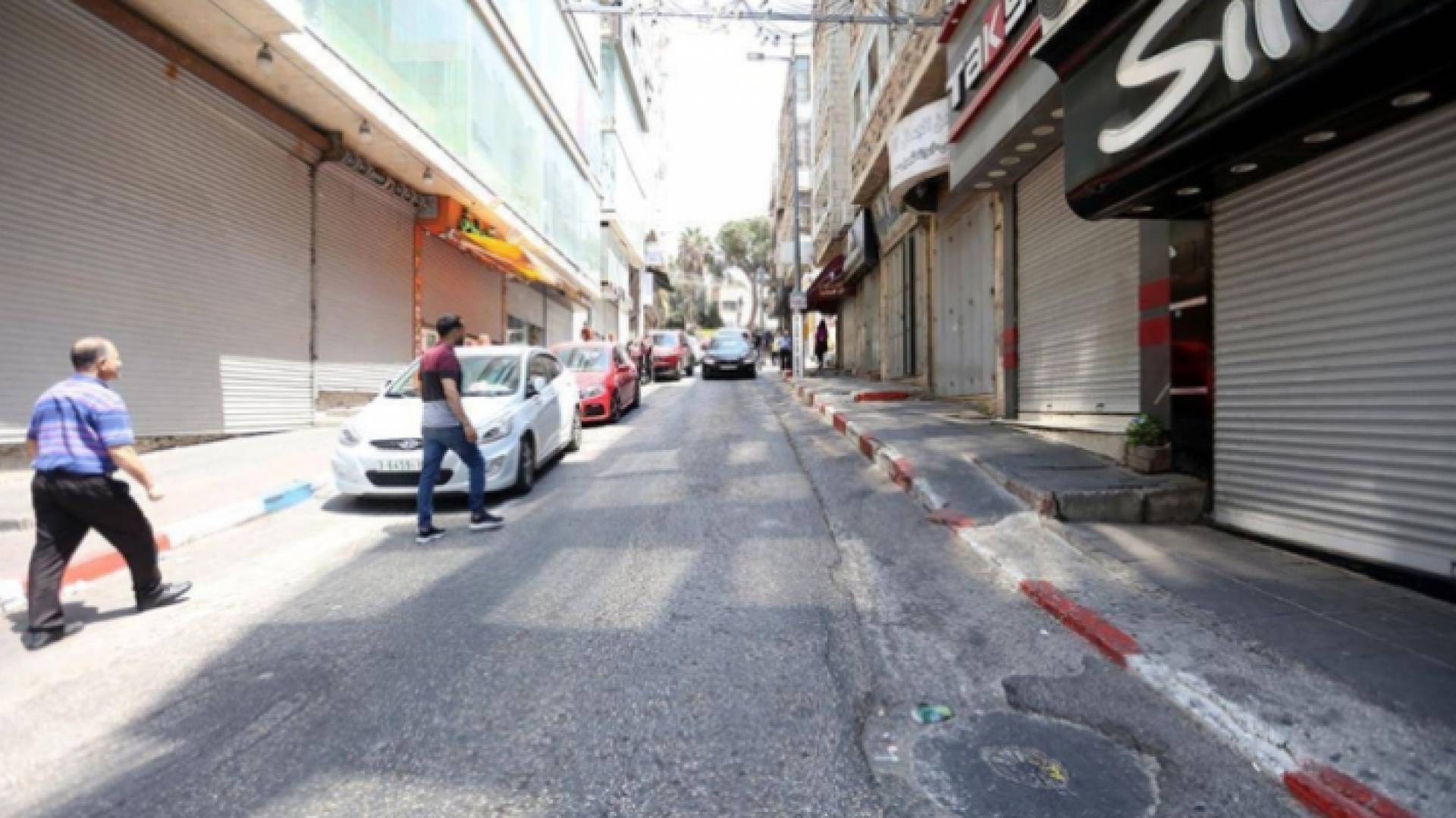 محال تجارية أُغلقت أبوابها حدادا على شهداء جنين