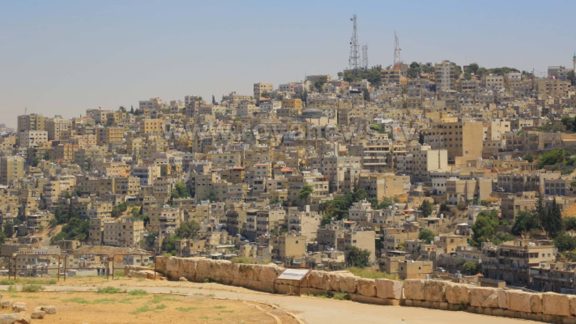 مبان في العاصمة عمان