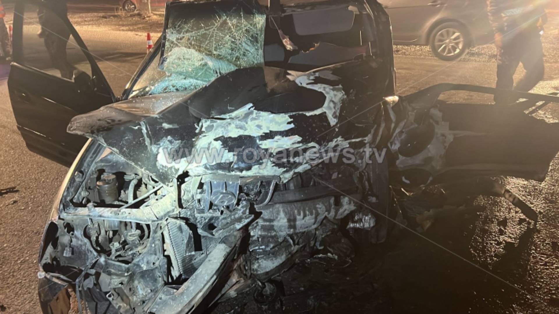 جانب من حادث السير