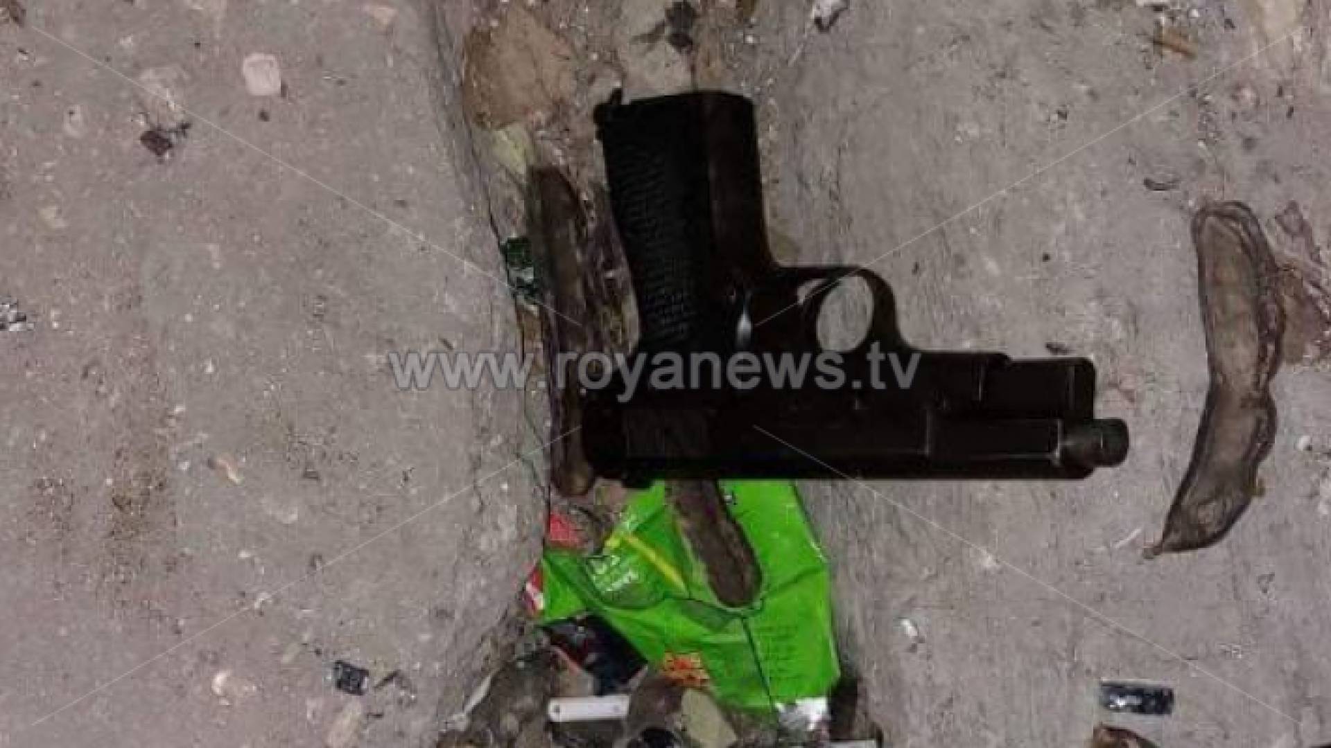 مسدس استخدمه منفذ العملية