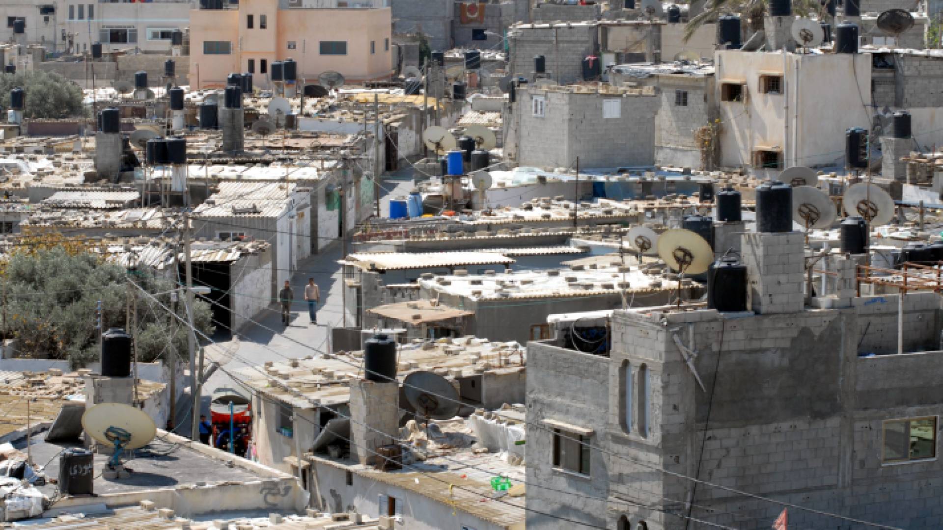 مخيم دير بلح في غزة