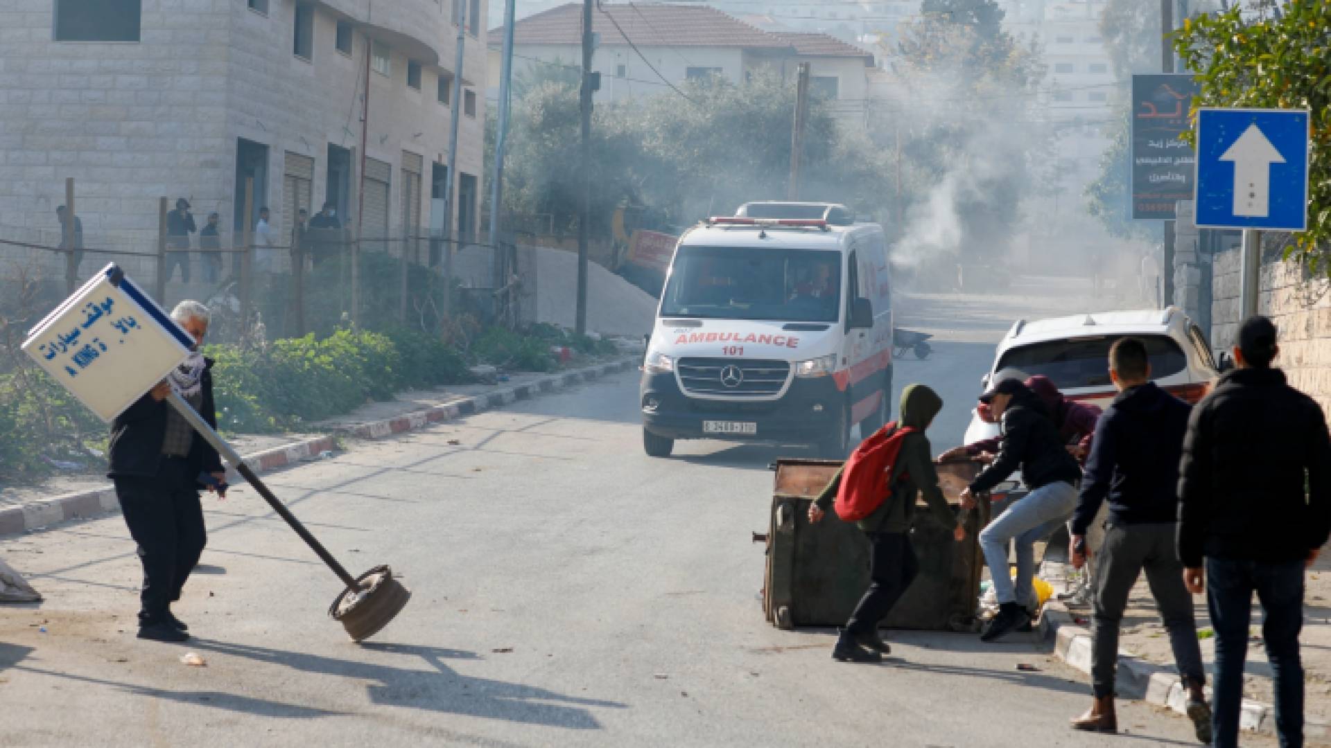 مواجهات بين الفلسطينيين وقوات الاحتلال