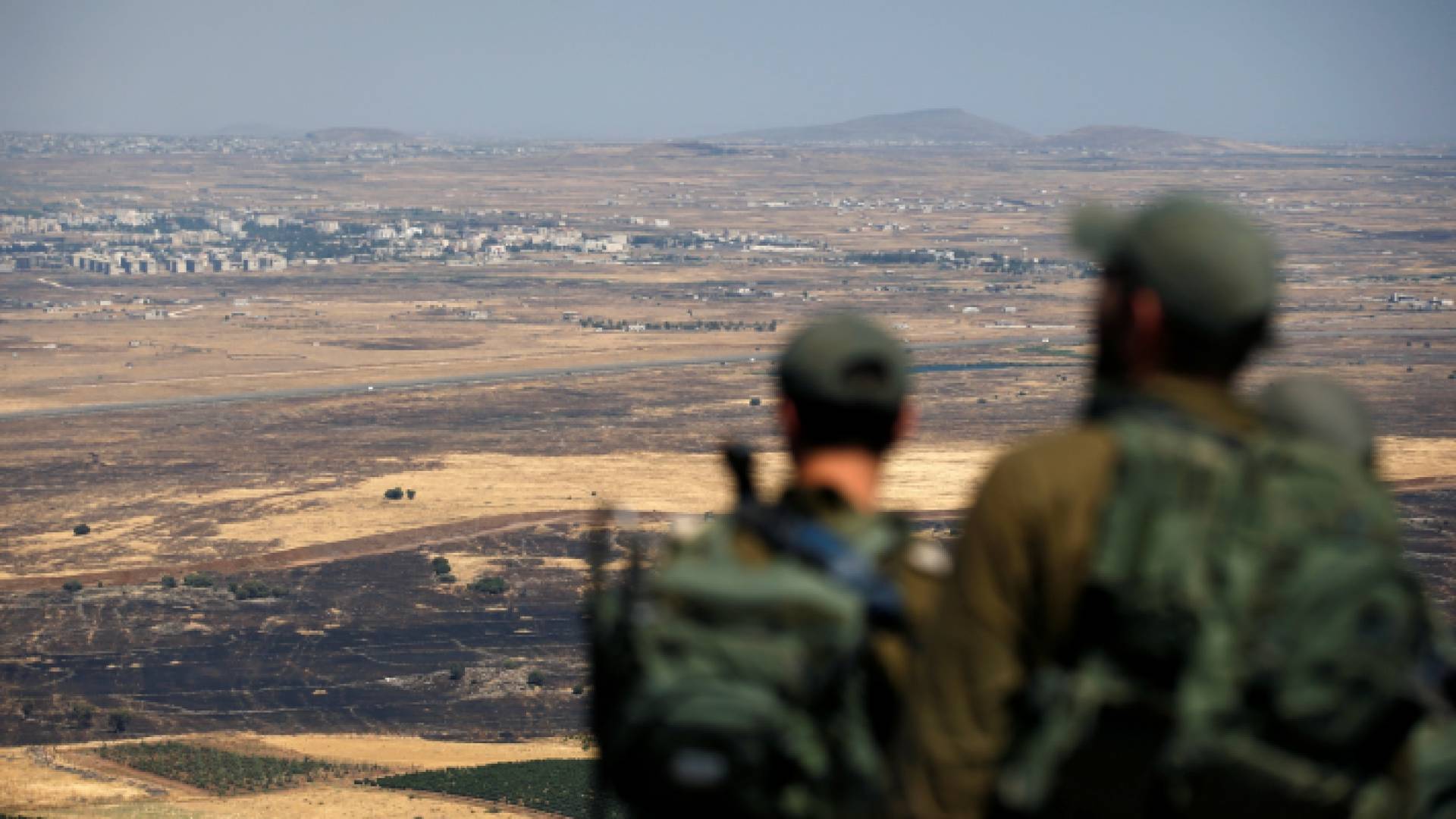 جنود من جيش الاحتلال على حدود الجولان