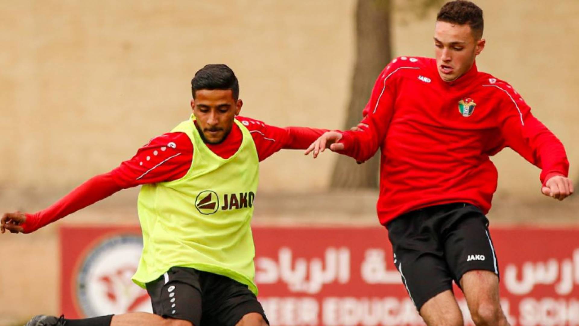 صورة أرشيفية لمباراة تجمع منتخب الشباب بمنتخب قيرغيزستان