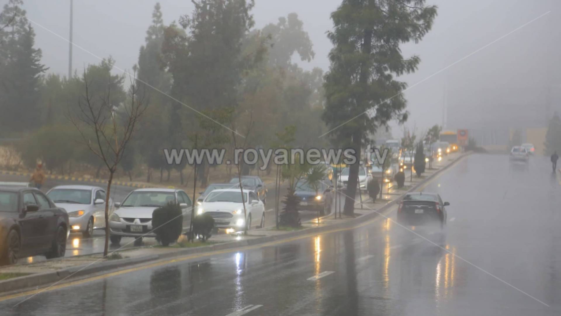 أمطار في العاصمة عمان