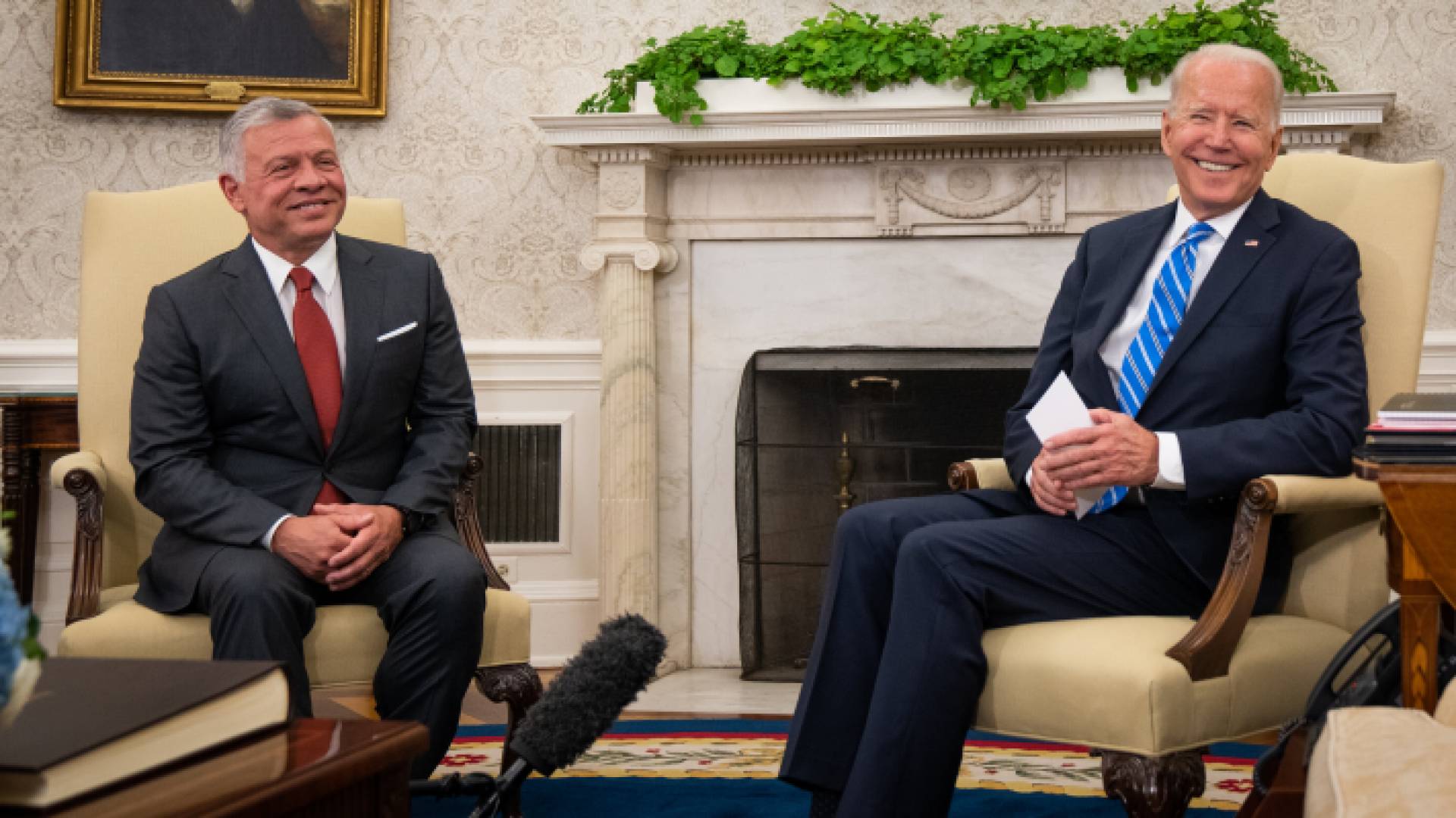 جلالة الملك وبايدن - أرشيفية