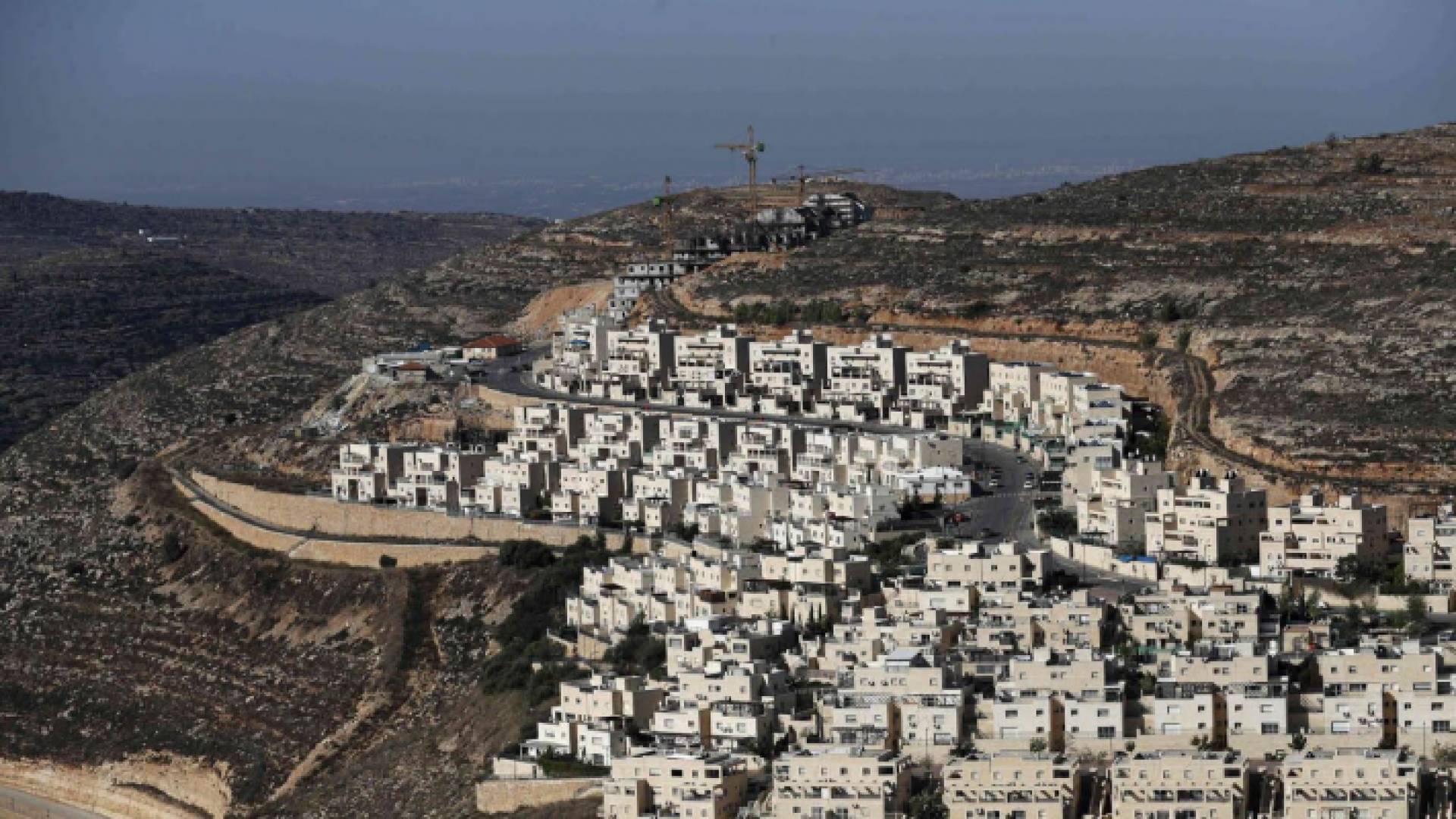 صورة أرشيفية لمستوطنات في الأراضي الفلسطينية