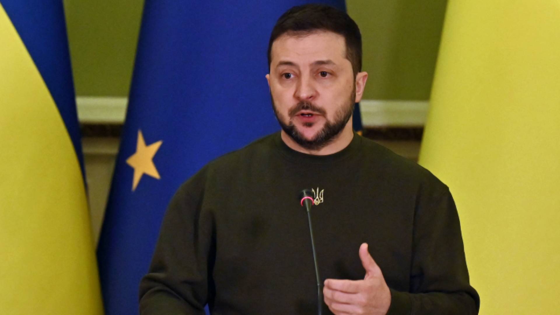 الرئيس الأوكراني فلاديمير زيلينسكي