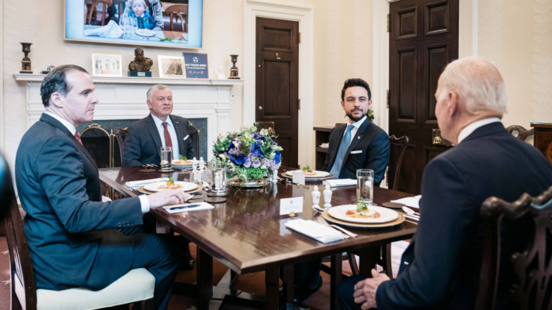 جلالة الملك والرئيس بايدن