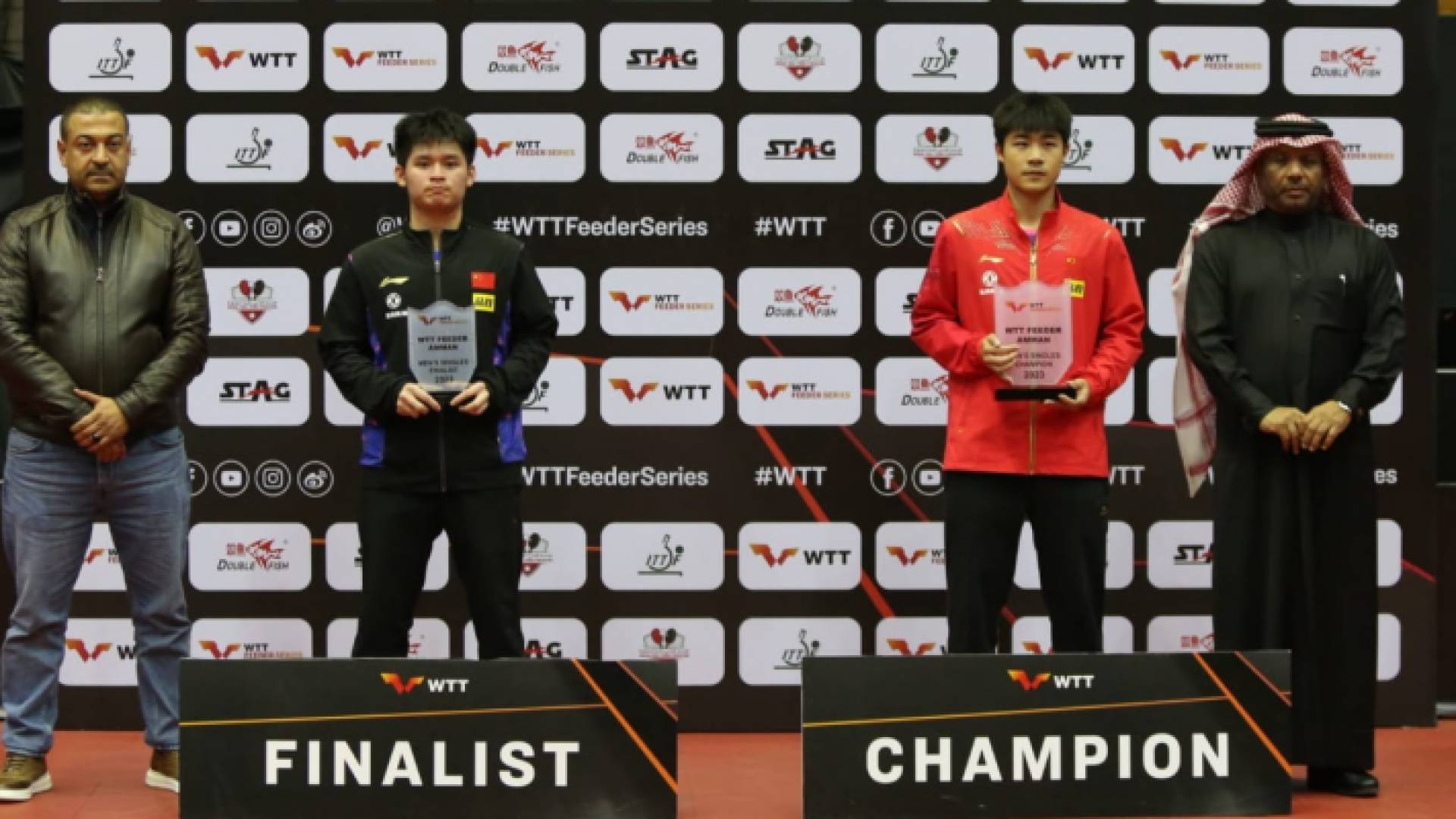 المهندي والزعبي يتوجان أبطال مسابقة فردي الرجال