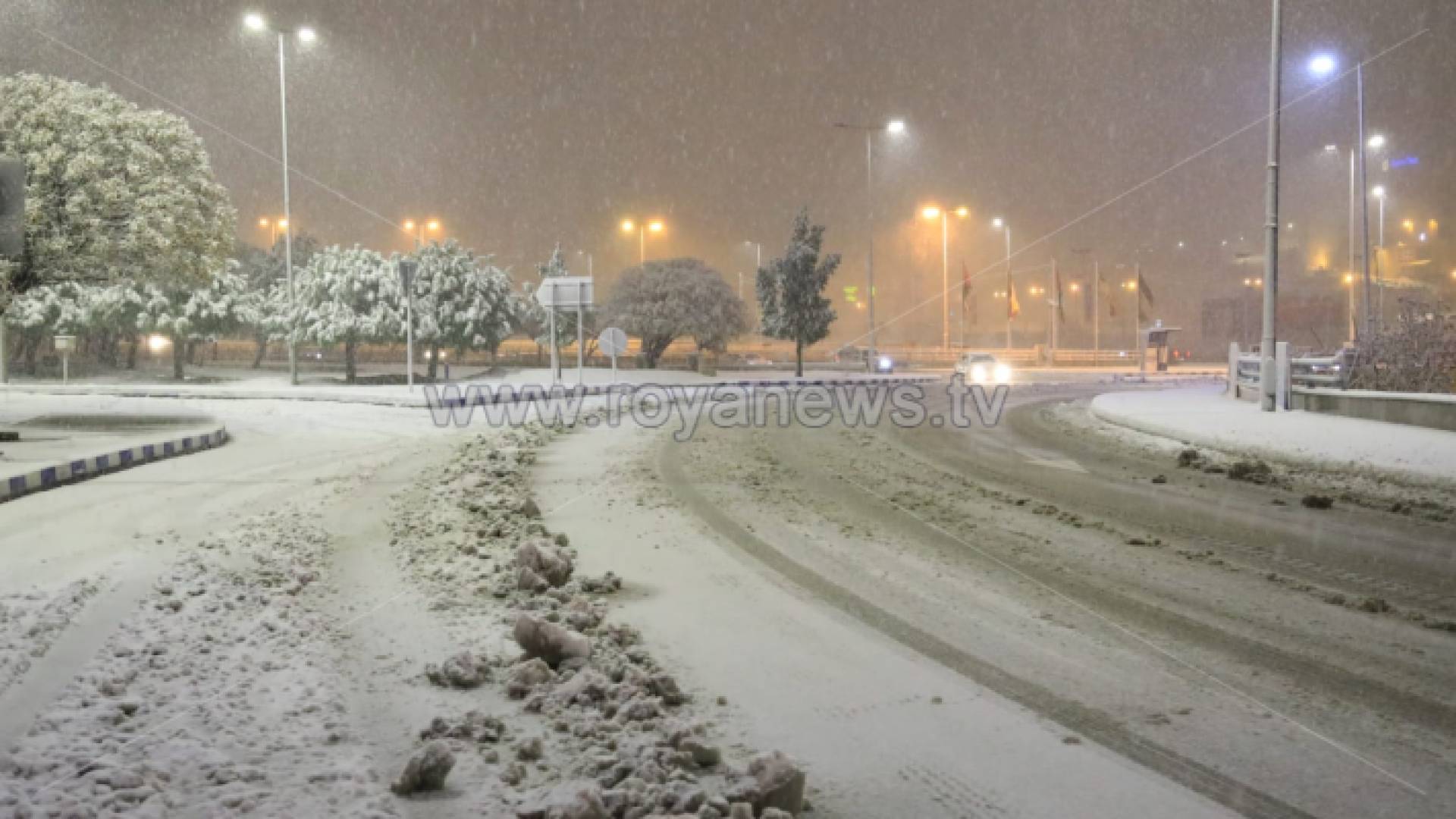 مشهد أرشيفي للثلوج