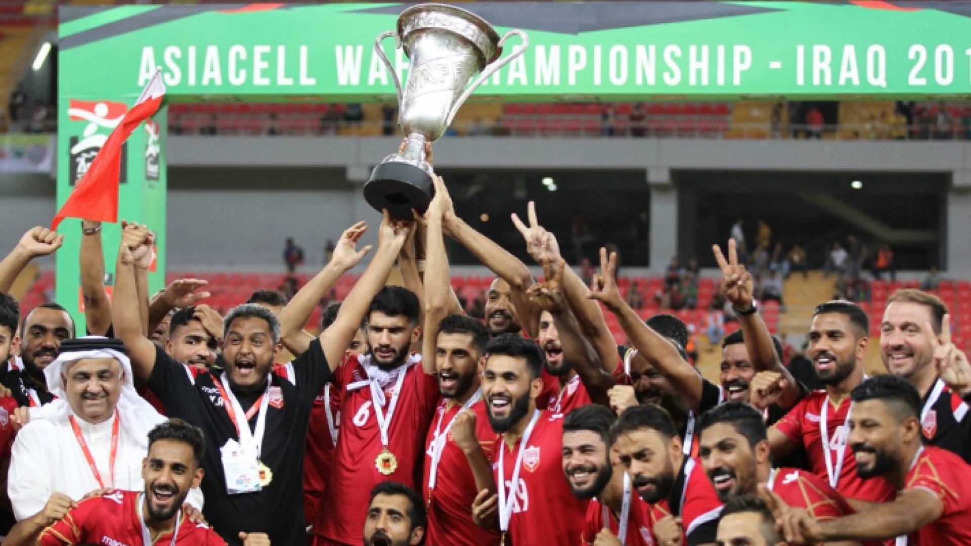 من تتويج المنتخب البحريني بلقب البطولة السابقة