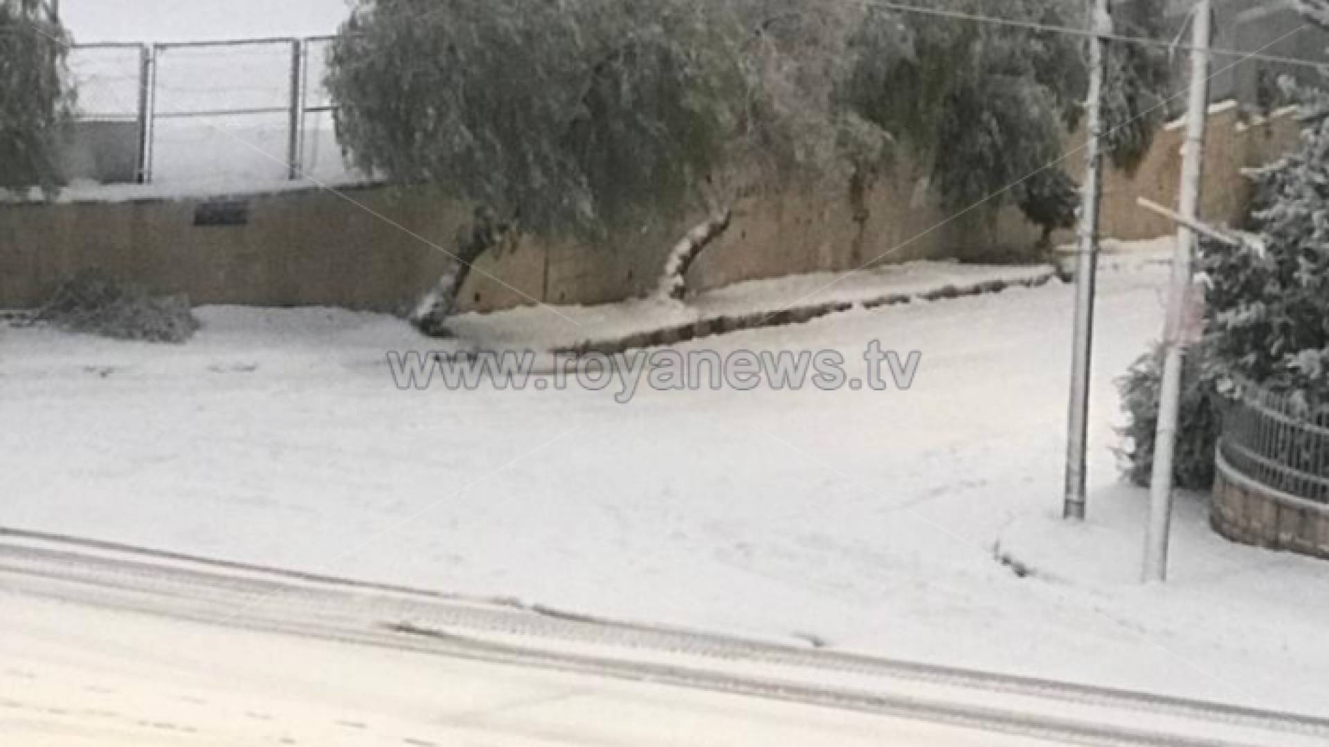 طريق فرعية مغلقة في منطقة ضاحية الرشيد