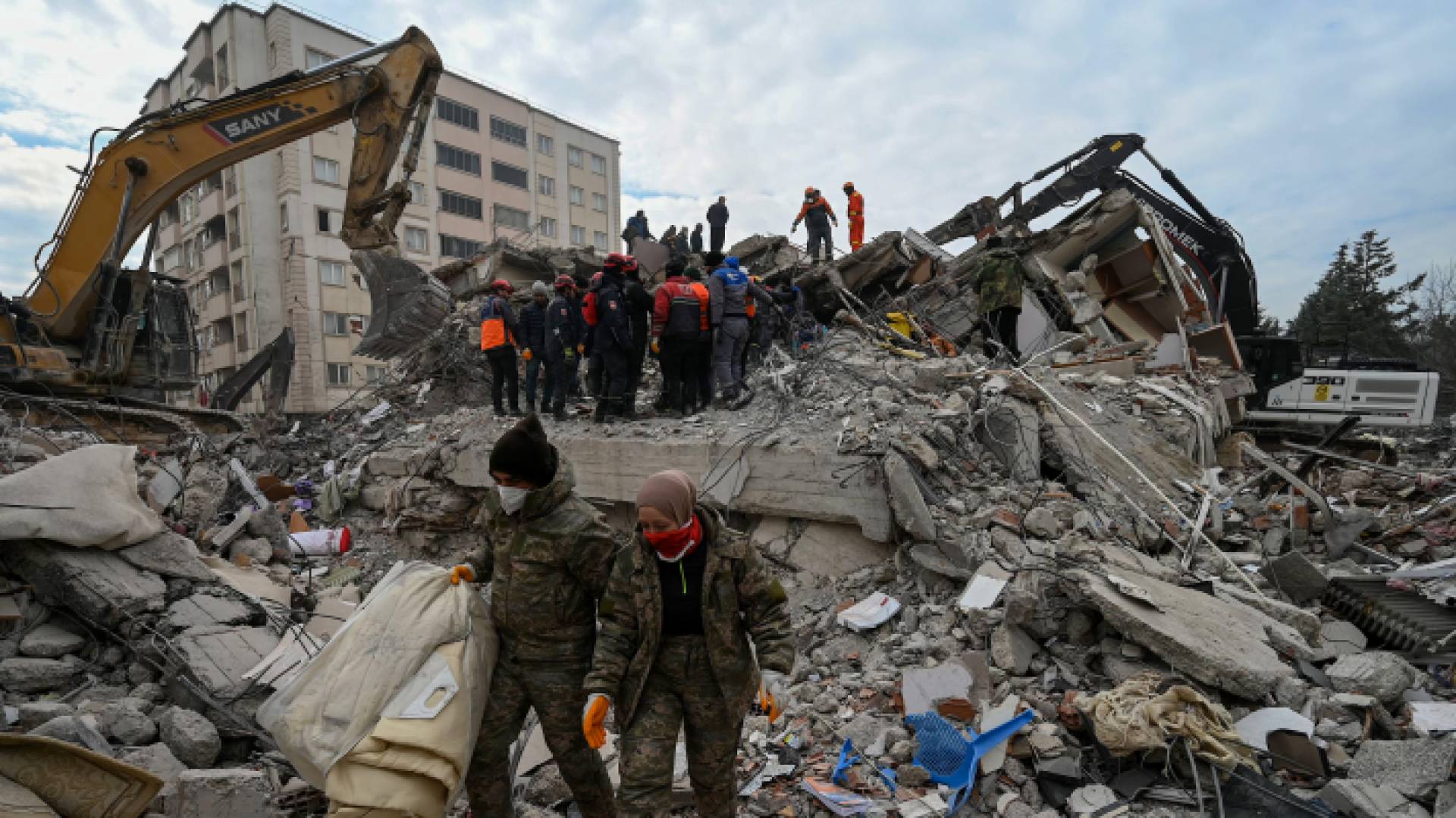 الصورة من عمليات البحث والإنقاذ