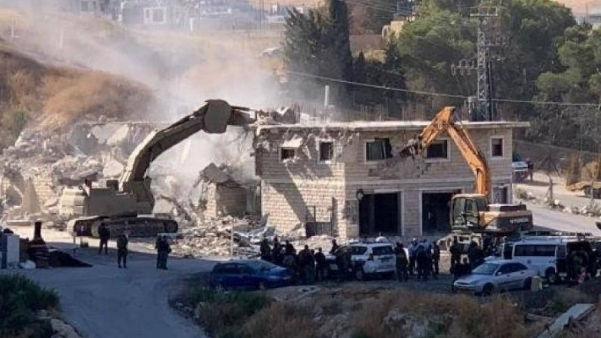 قوات الاحتلال تهدم منزل فلسطيني في جبل المكبر بالقدس - أرشيفية