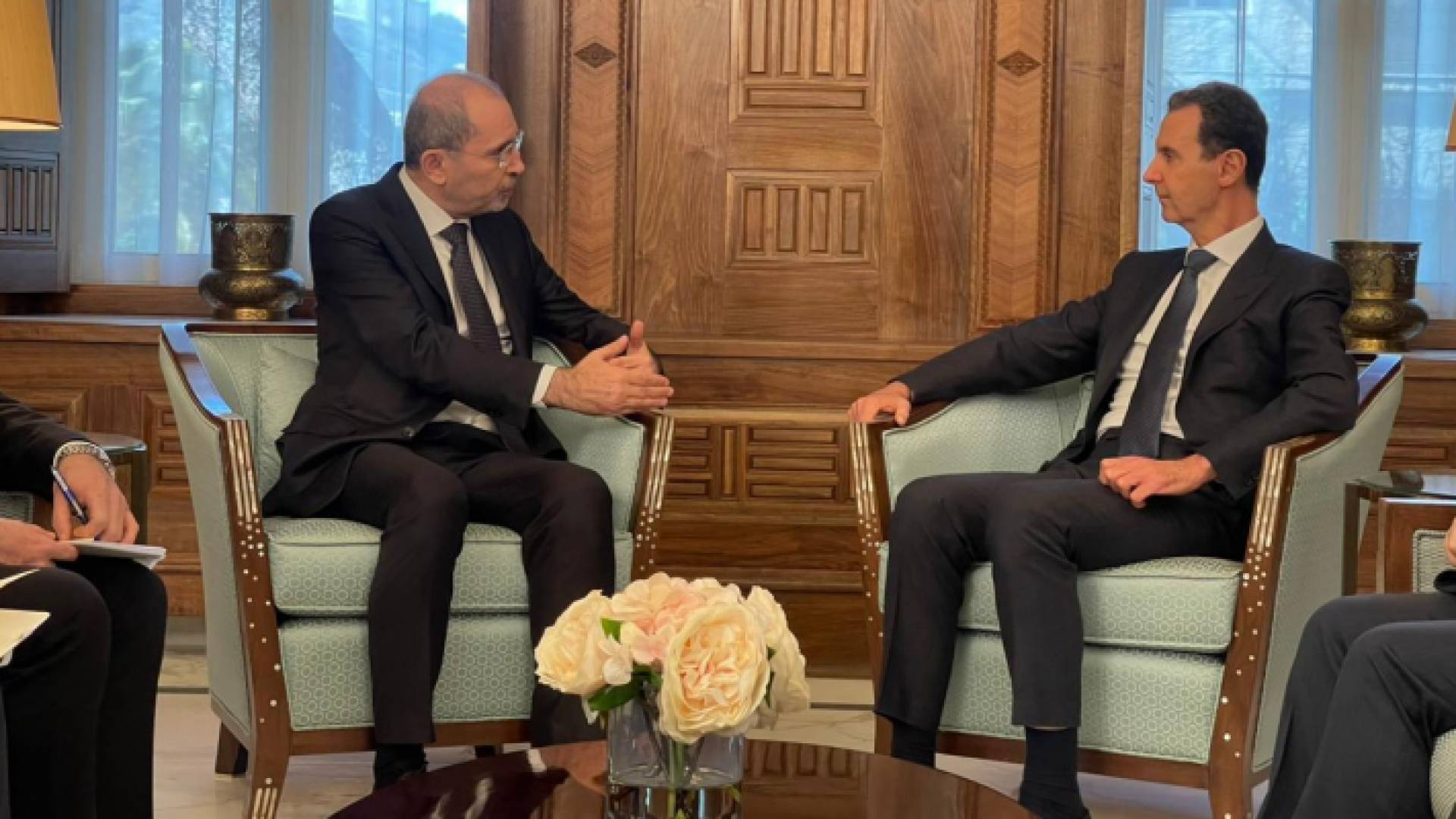 الرئيس السوري ووزير الخارجية وشؤون المغتربين أيمن الصفدي