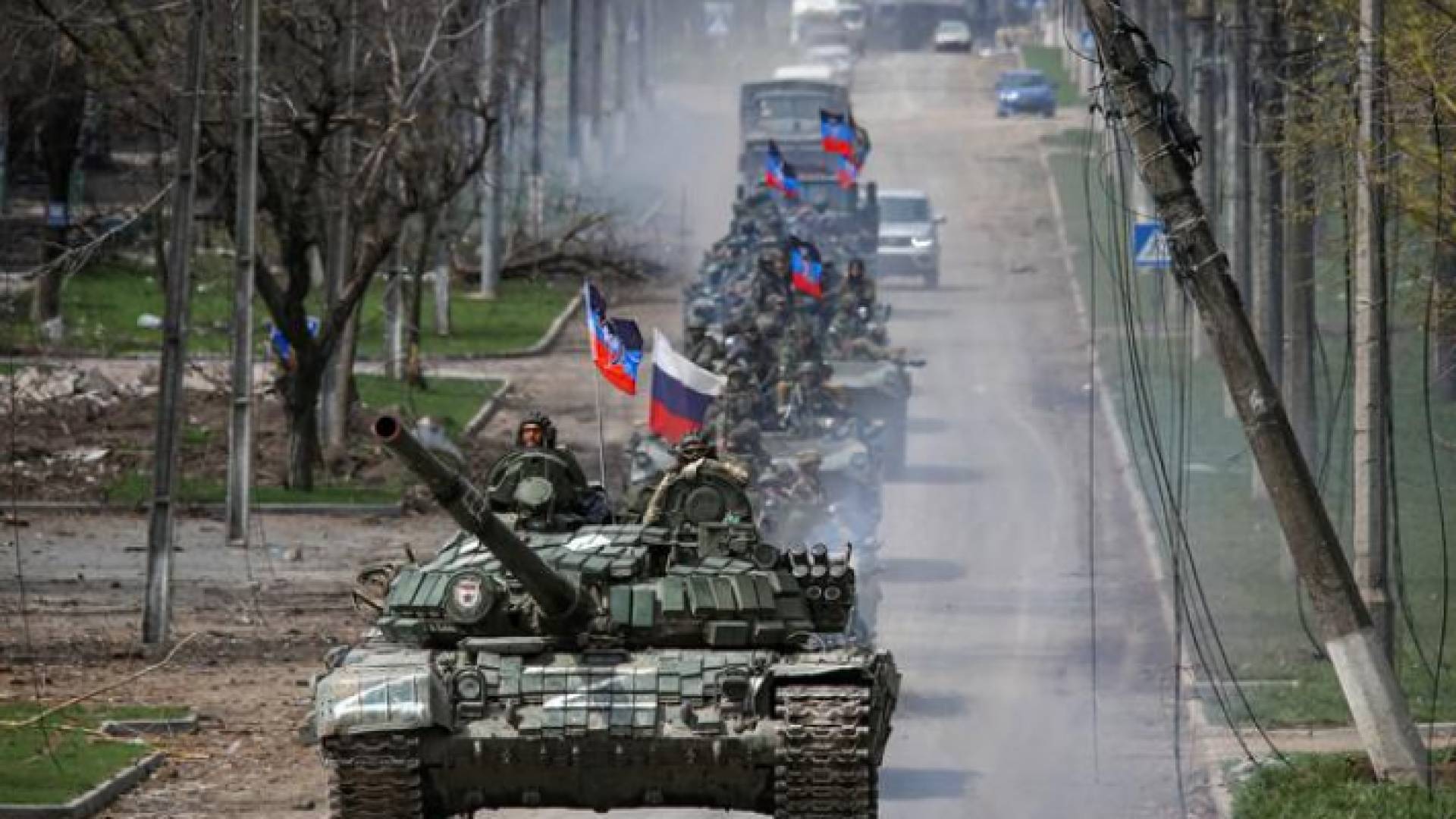 آليات عكسرية روسية