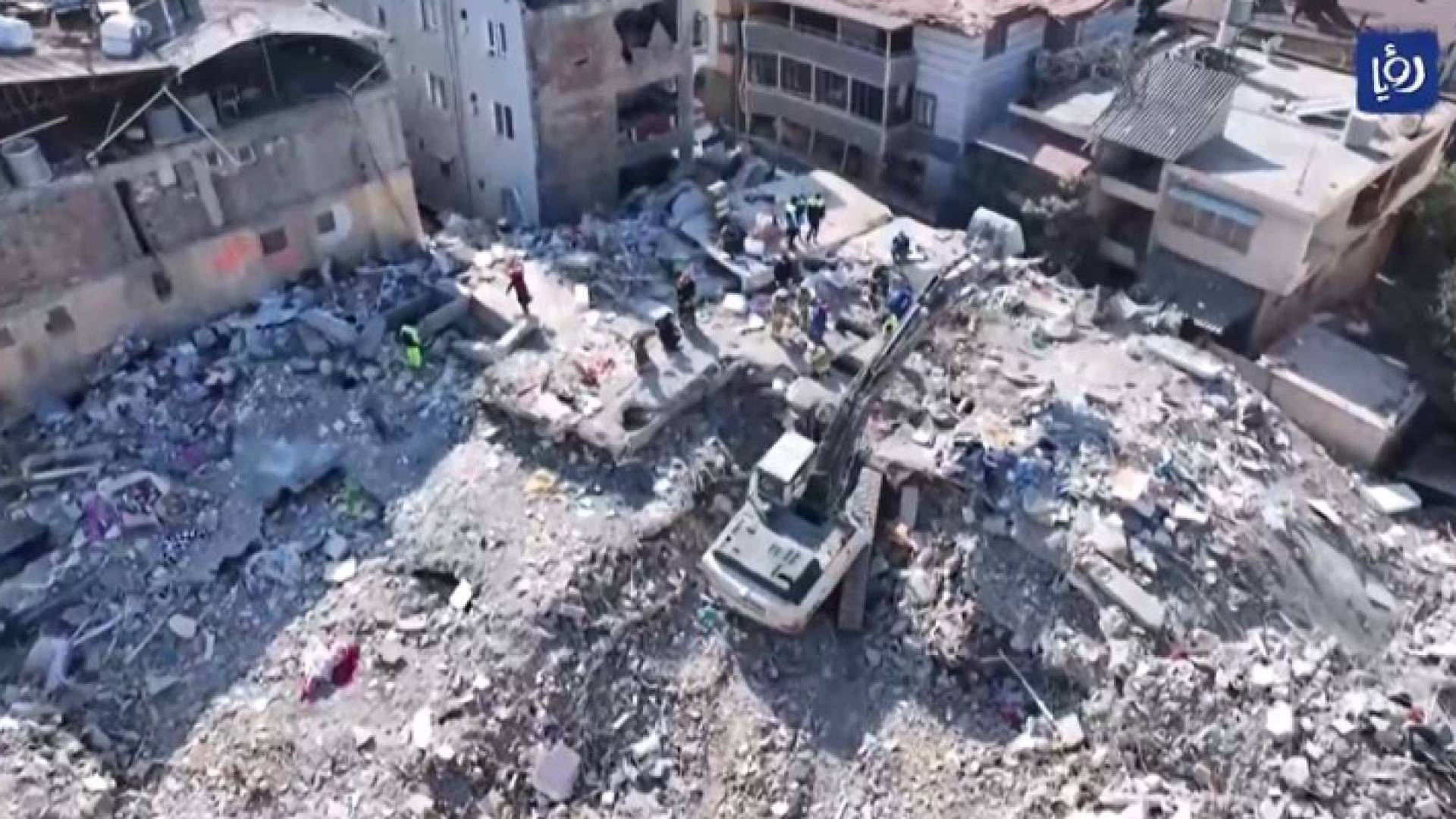 جانب من الأضرار التي خلفها الزلزال