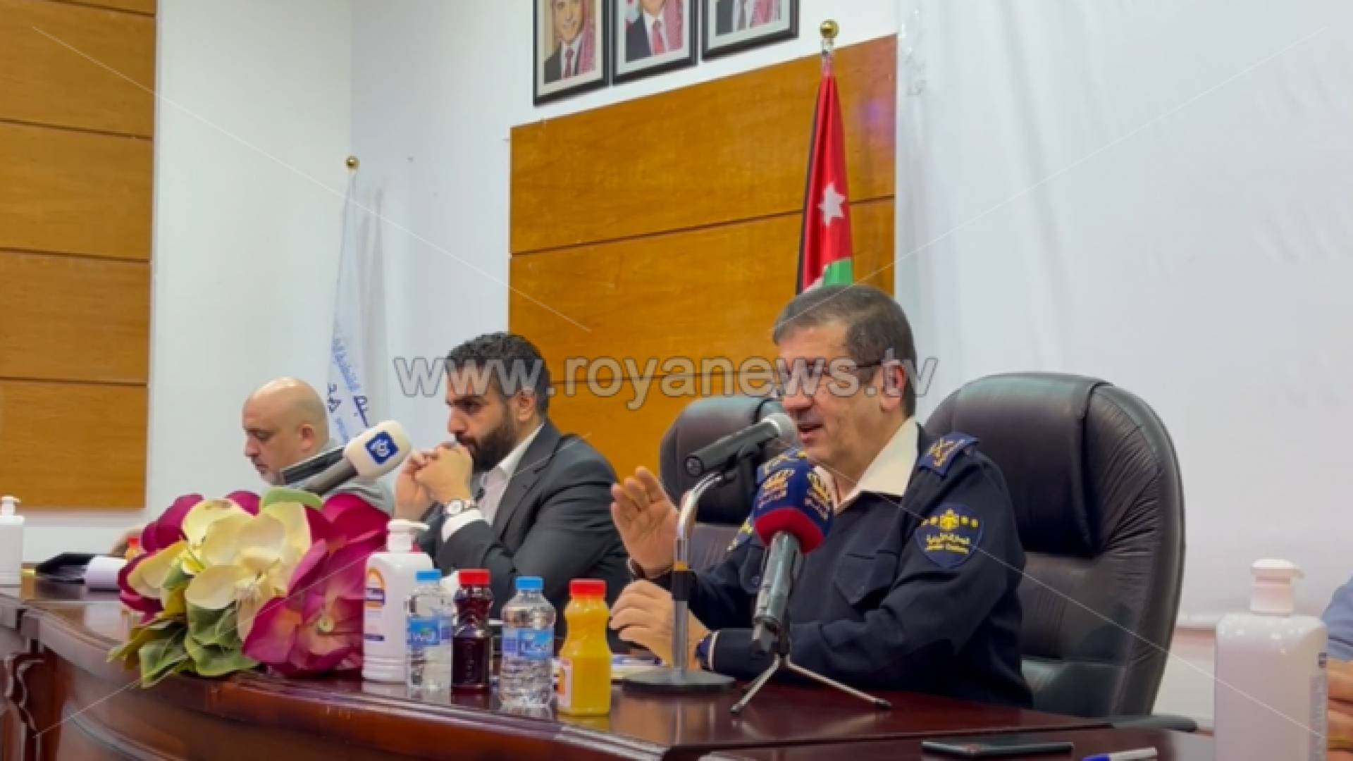 مدير عام الجمارك العامة اللواء جمارك جلال القضاة في أثناء اللقاء