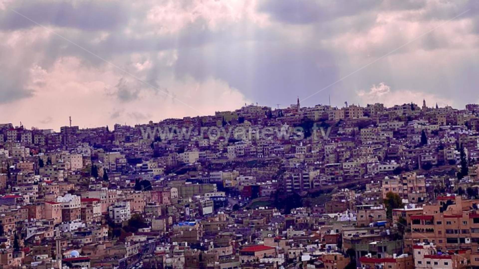 منظر عام للعاصمة عمان